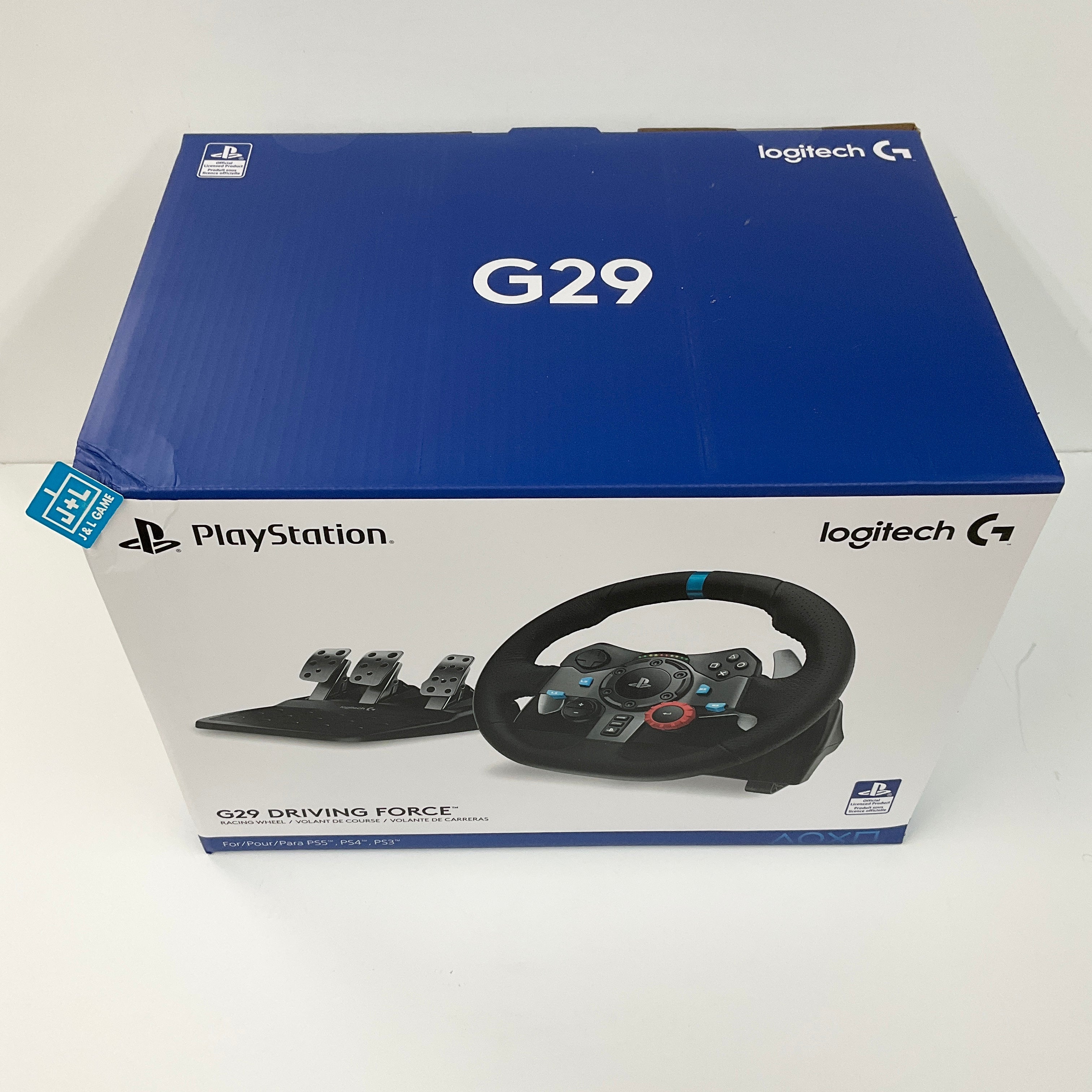 Logitech G29 Driving Force Racing Wheel with Pedals - (PS5) PlayStation 5 Accessories Logitech   