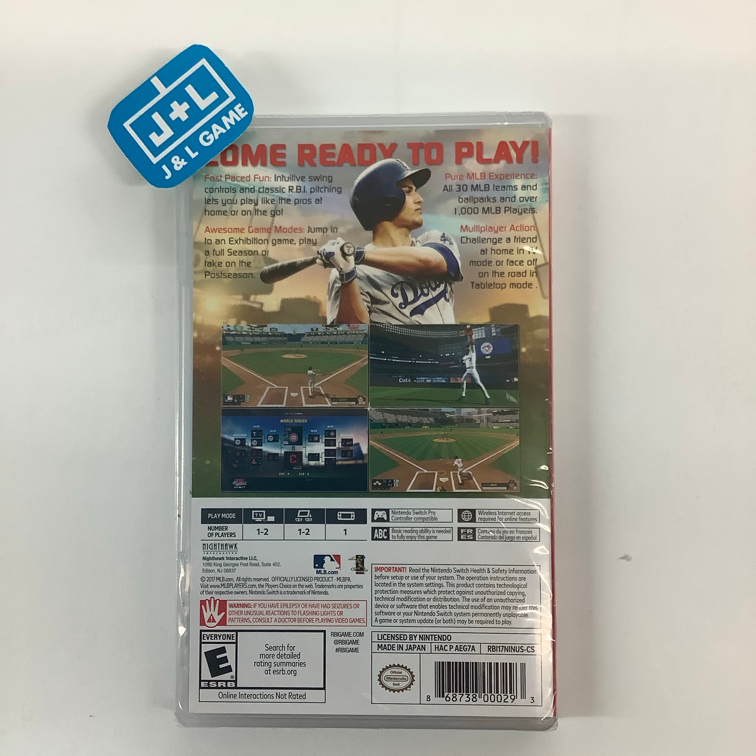 R.B.I. Baseball 17 - (NSW) Nintendo Switch Video Games MLB AM   