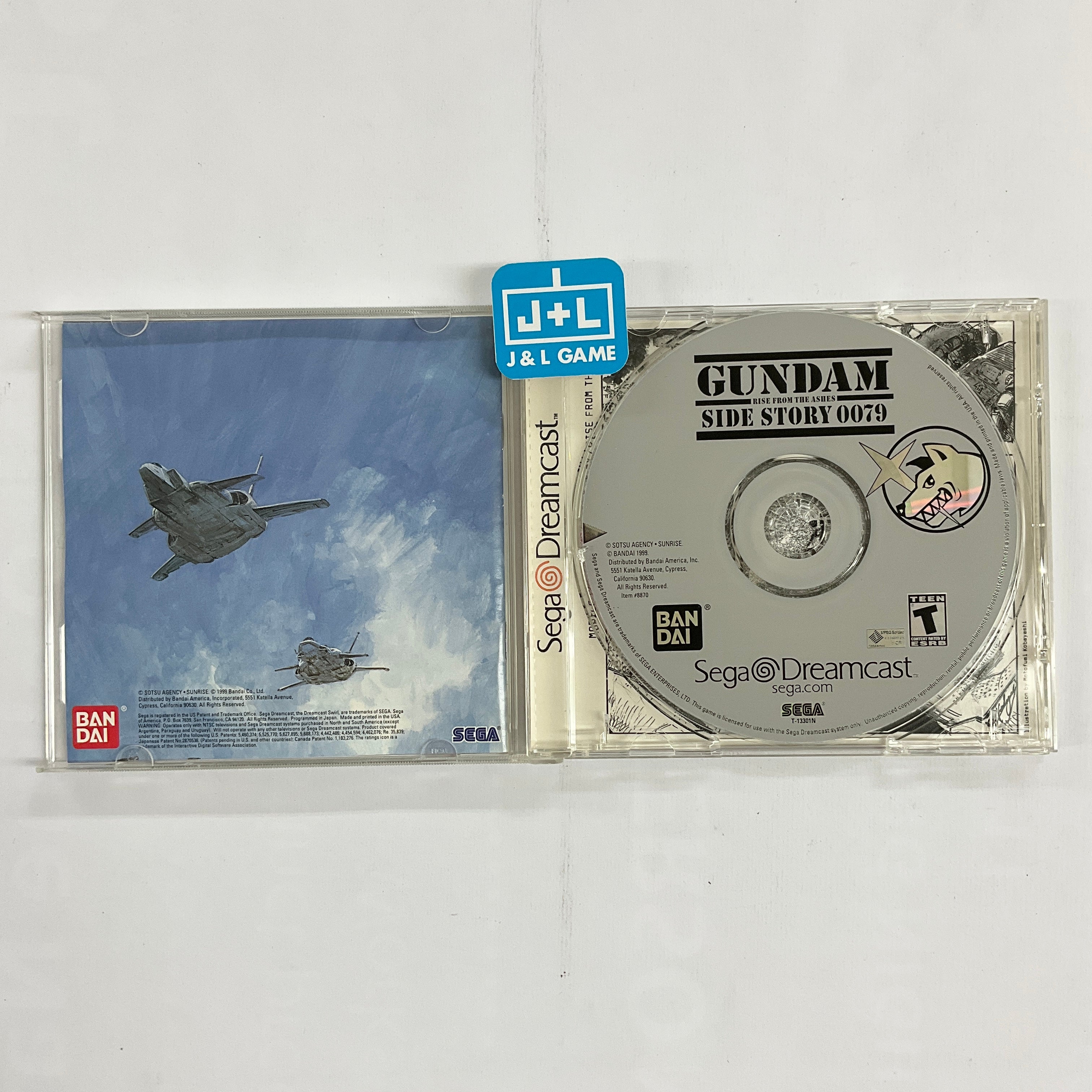 Gundam Side Story 0079: Rise from the Ashes - (DC) SEGA Dreamcast [Pre-Owned] Video Games Bandai   