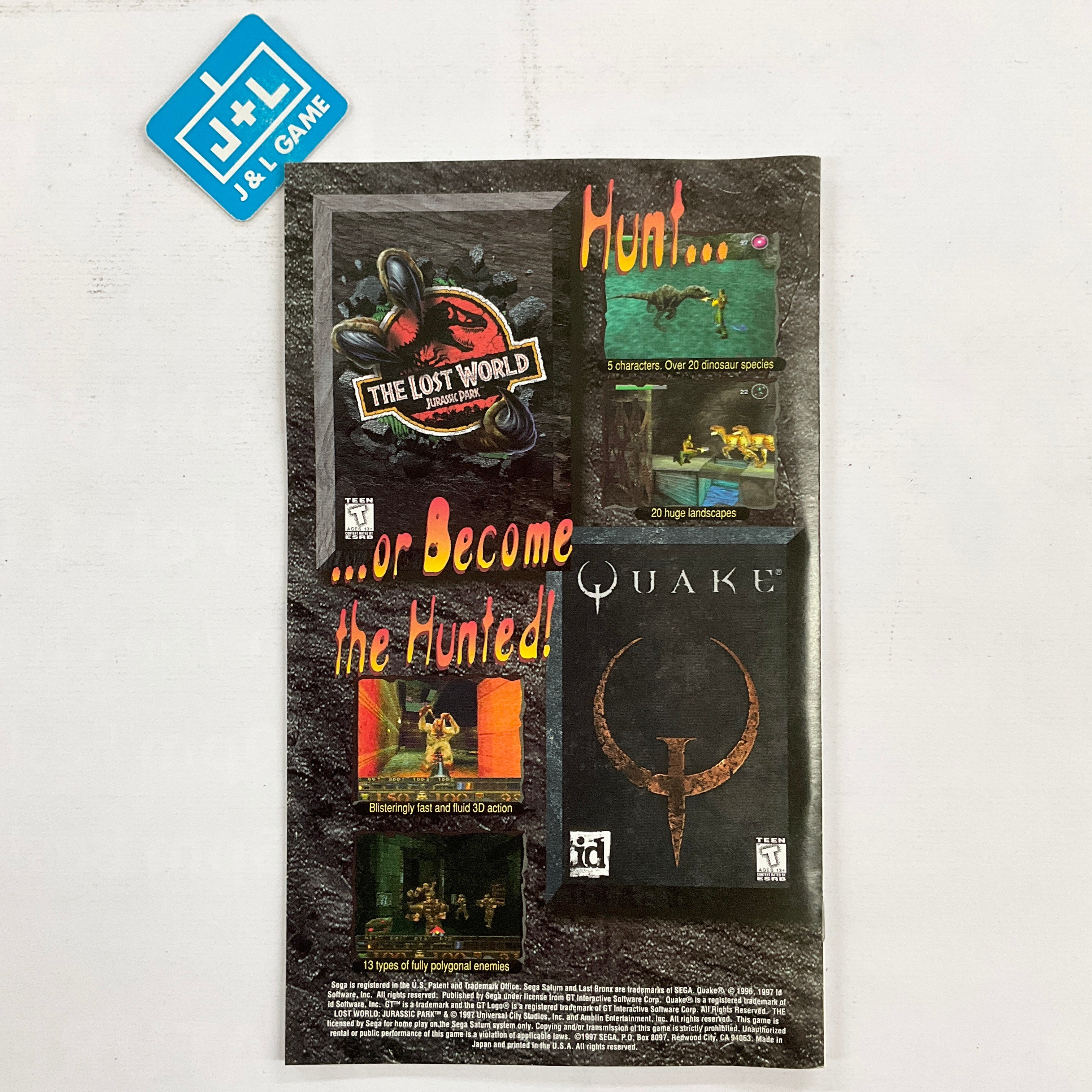 Last Bronx - (SS) SEGA Saturn [Pre-Owned] | J&L Game