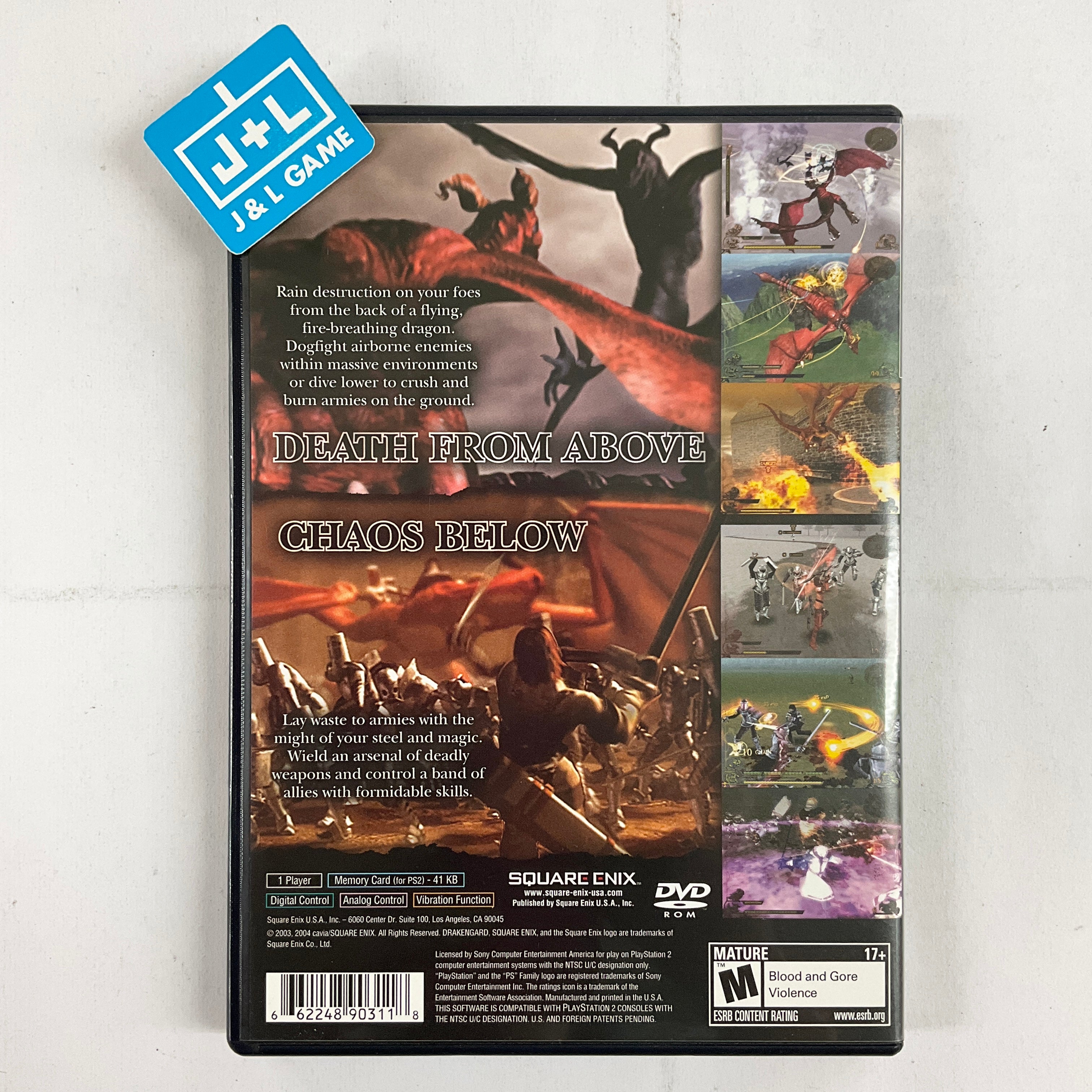 Drakengard - (PS2) PlayStation 2 [Pre-Owned] Video Games Square Enix   