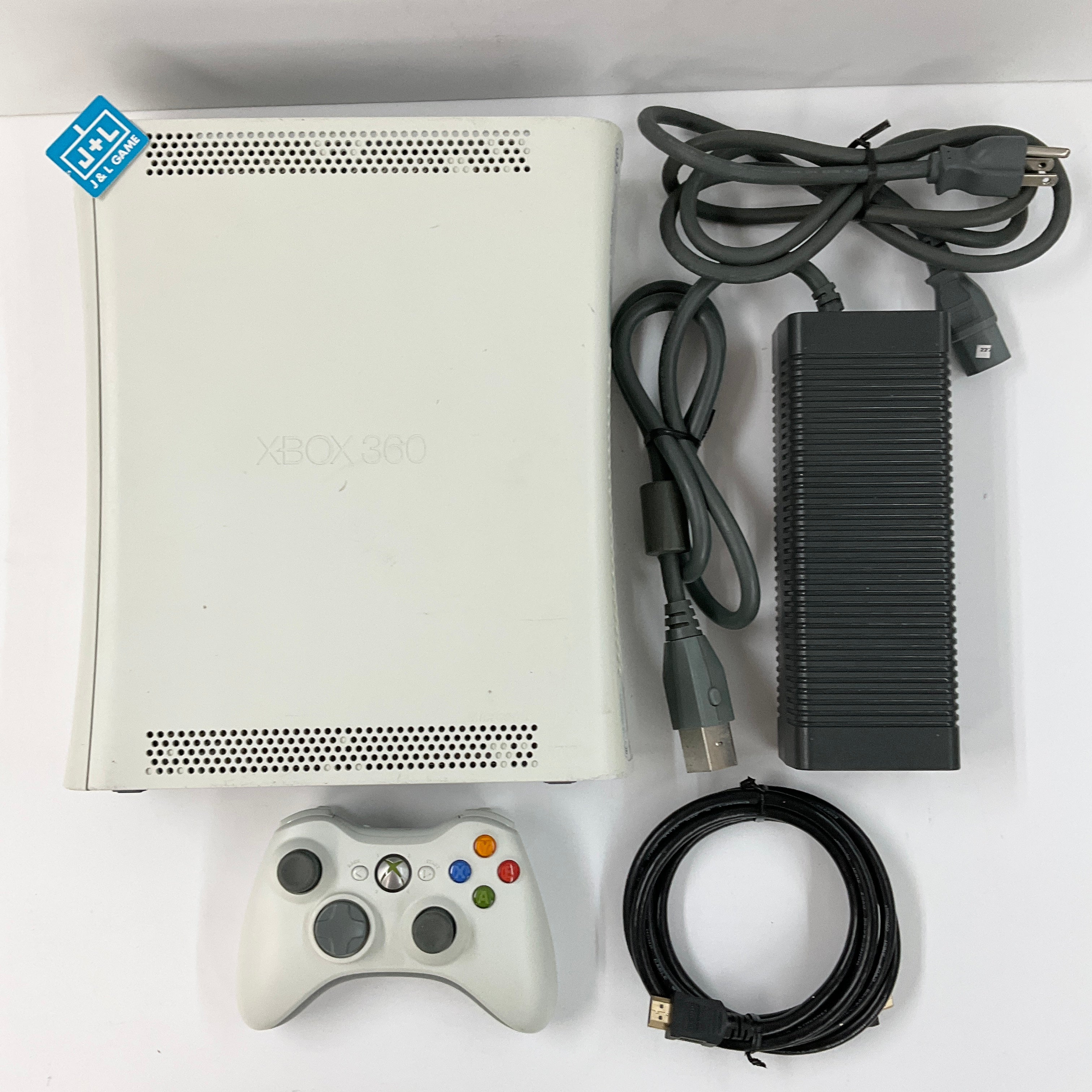 Microsoft Xbox 360 Console (White) - Xbox 360 [Pre-Owned] Consoles Microsoft   