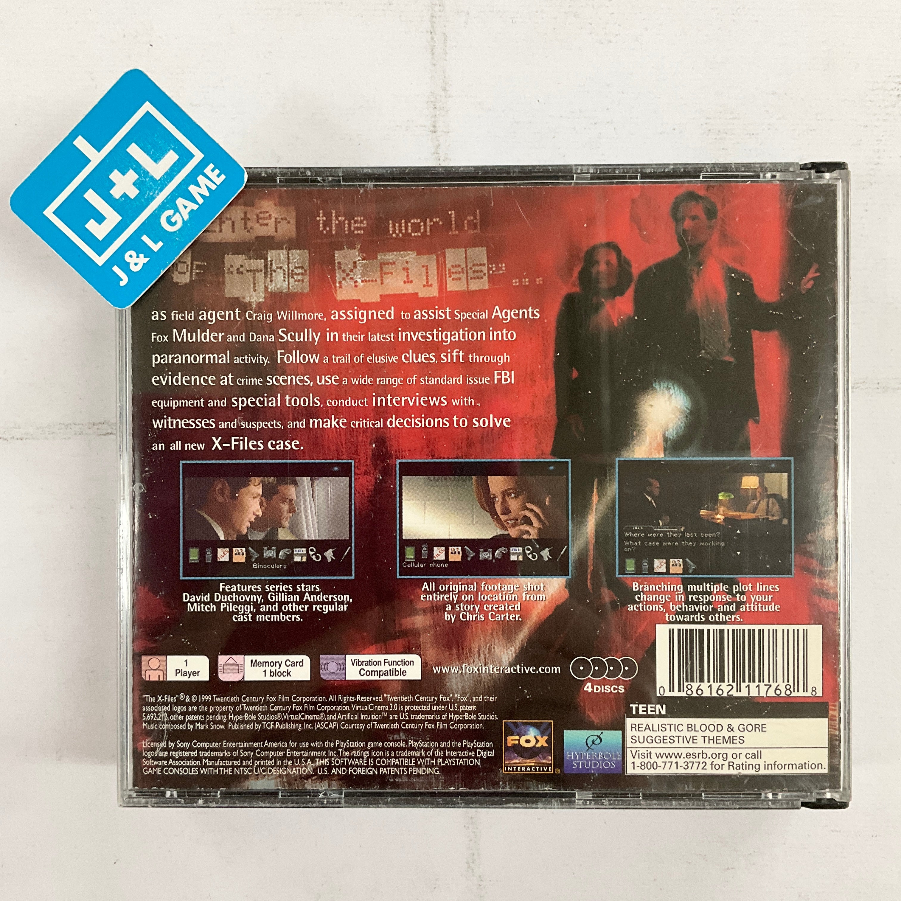 The X-Files - (PS1) PlayStation 1 [Pre-Owned] Video Games Fox Interactive   