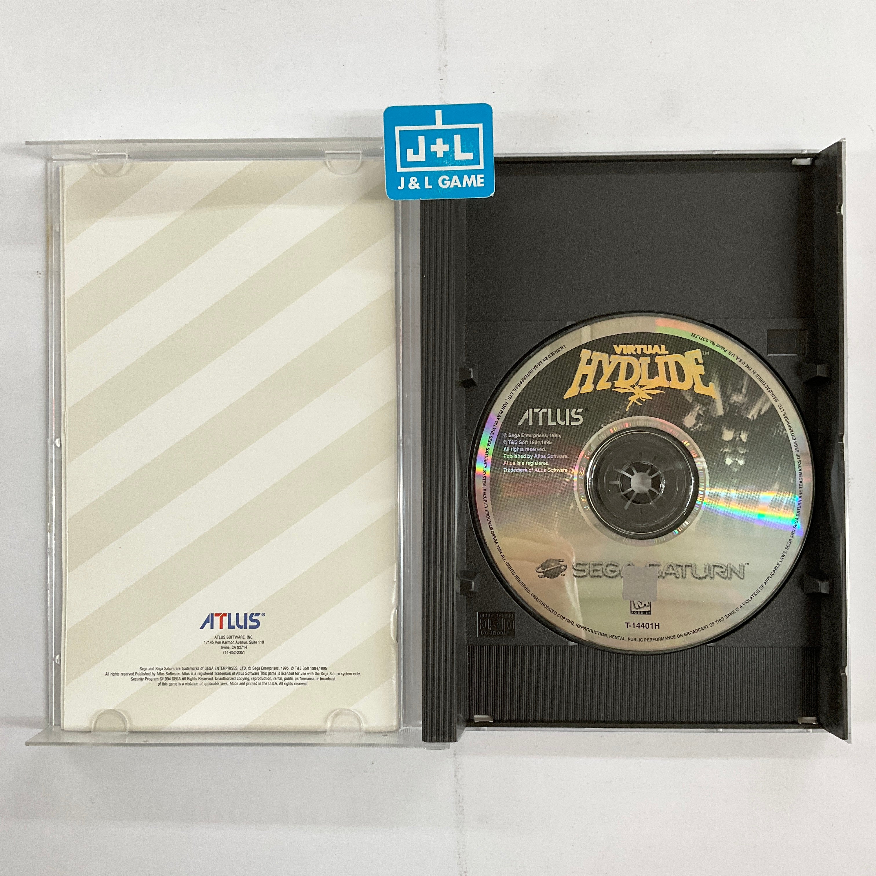 Trader Games - VIRTUAL HYDLIDE SEGA SATURN NTSC-JAPAN (COMPLETE WITH SPIN CARD - GOOD CONDITION) sur Saturn Trader Games - VIRTUAL HYDLIDE SEGA SATURN NTSC-JAPAN (COMPLETE WITH SPIN CARD - GOOD CONDITION) sur Saturn