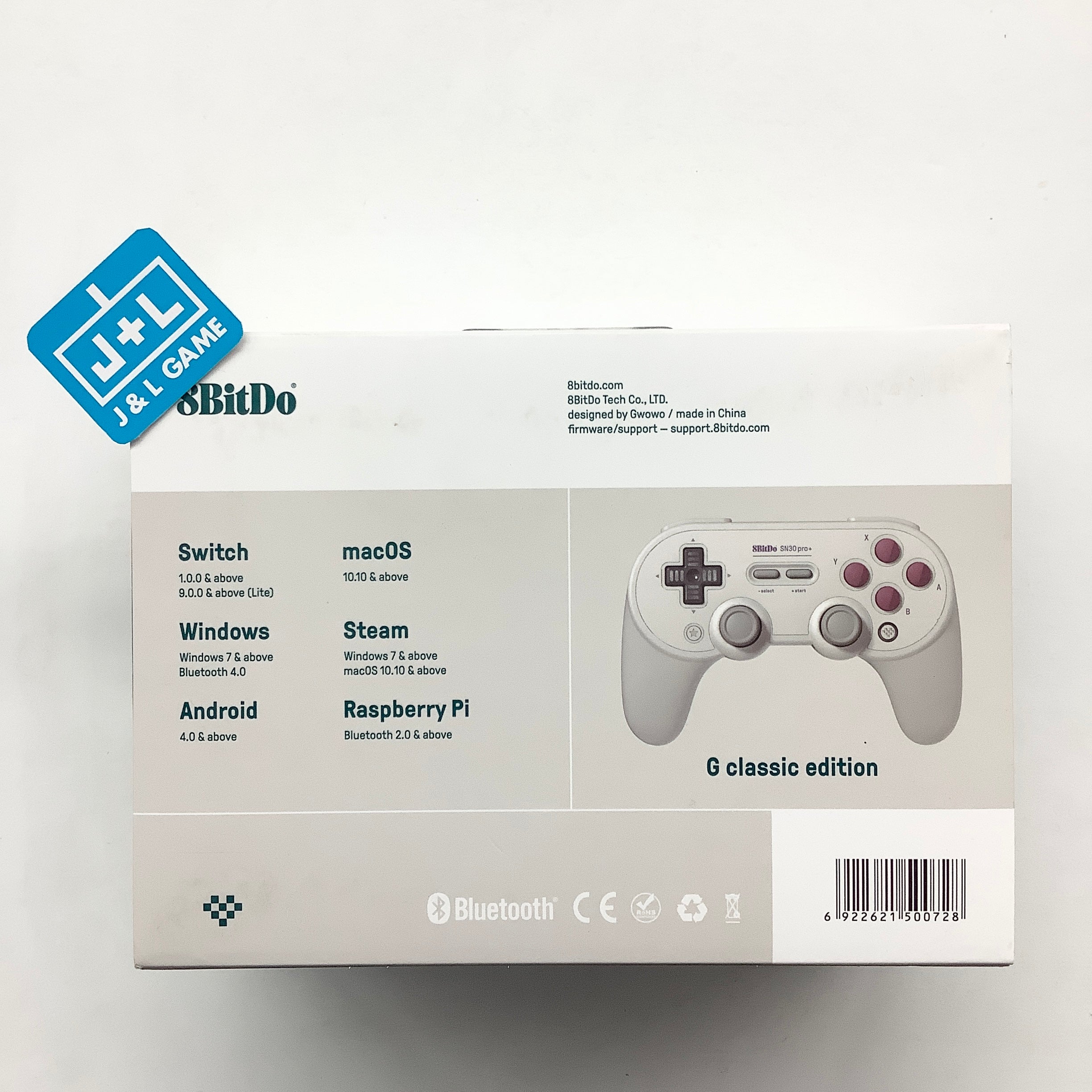 8Bitdo Sn30 Pro+ Bluetooth Gamepad (G Classic Edition) - (NSW) Nintendo Switch Accessories 8Bitdo   