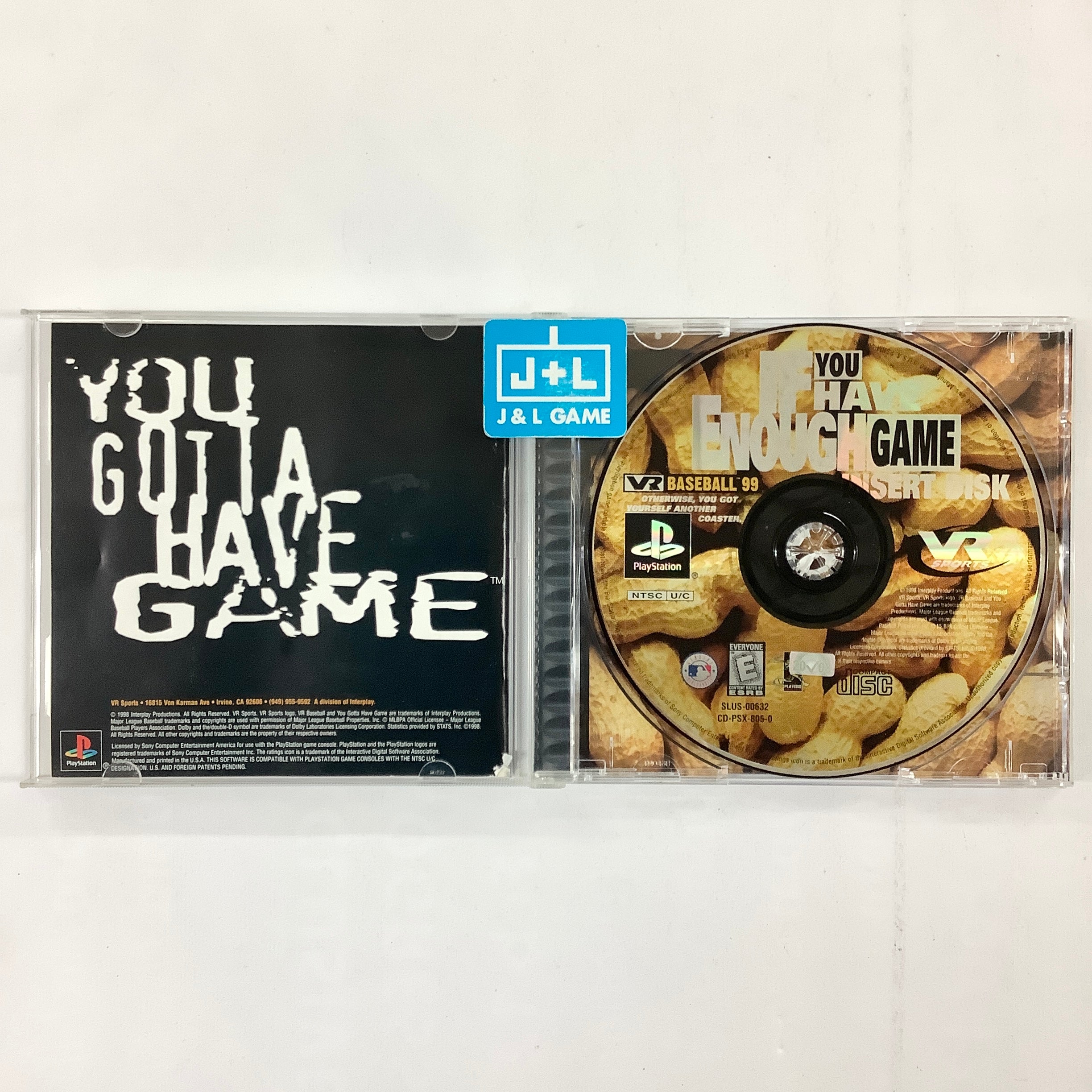 VR Baseball 99 - (PS1) PlayStation 1 [Pre-Owned] Video Games Interplay   