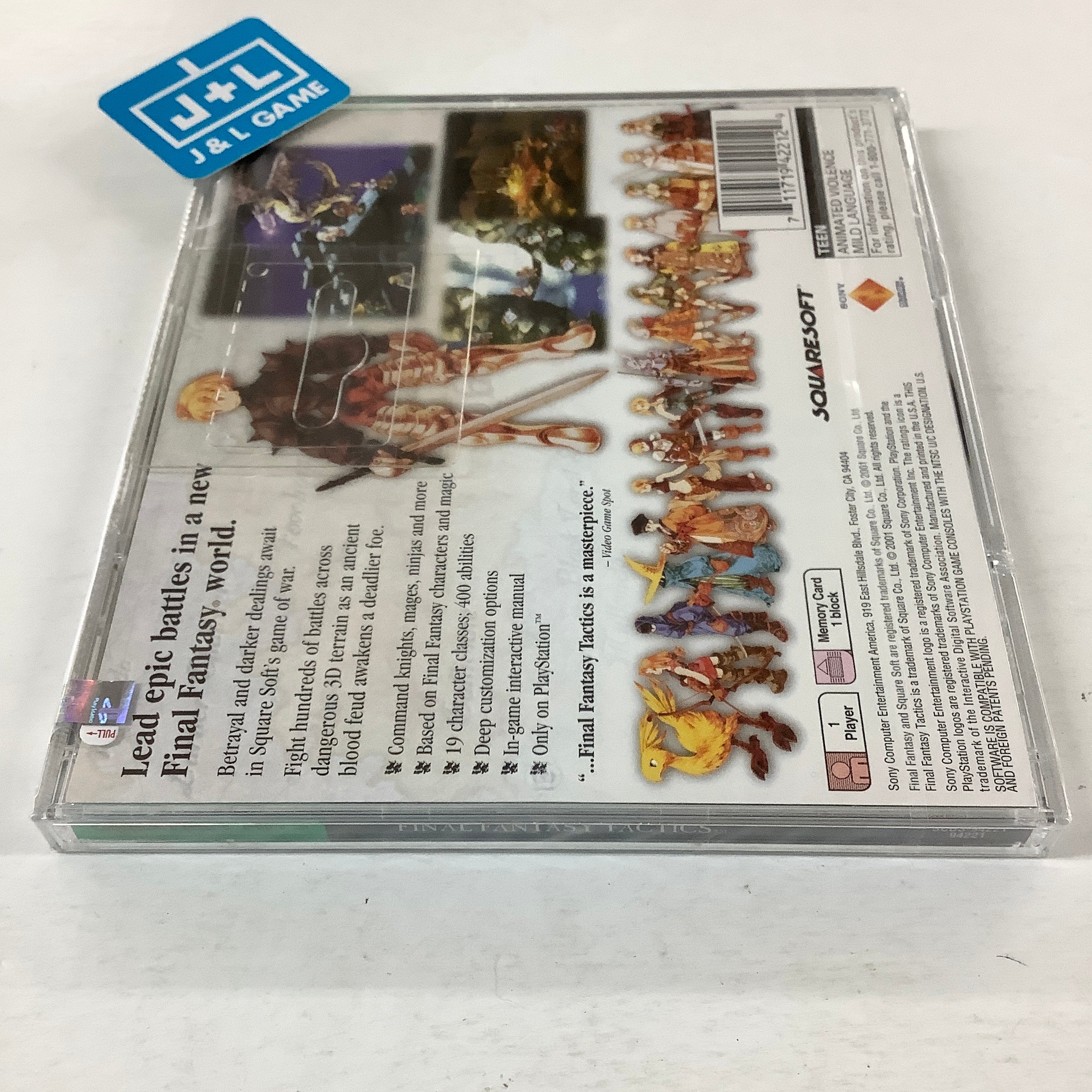 Final Fantasy Tactics (Greatest Hits) - (PS1) PlayStation 1 Video Games SCEA   