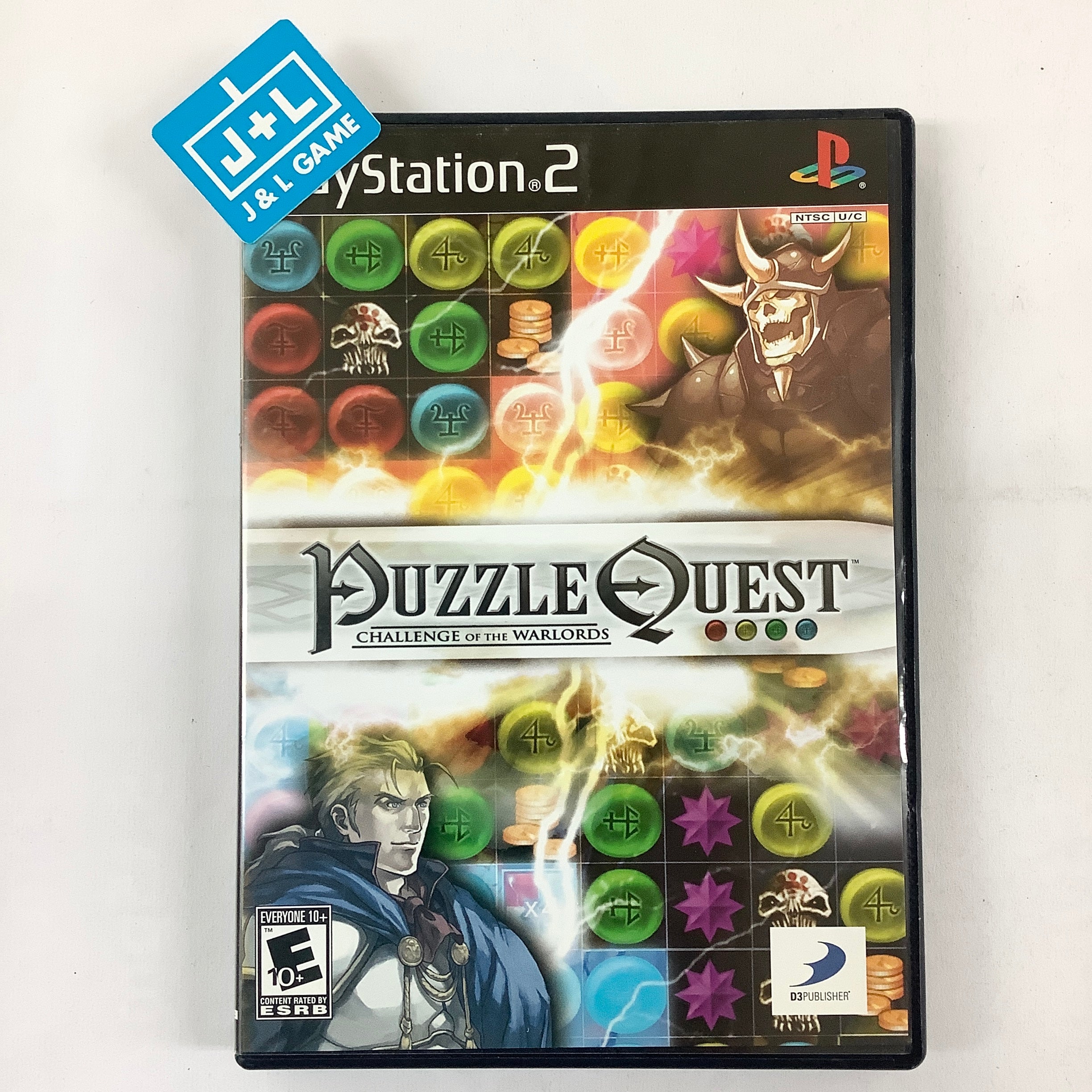 Puzzle Quest: Challenge of the Warlords - (PS2) PlayStation 2 [Pre-Owned] Video Games D3Publisher   