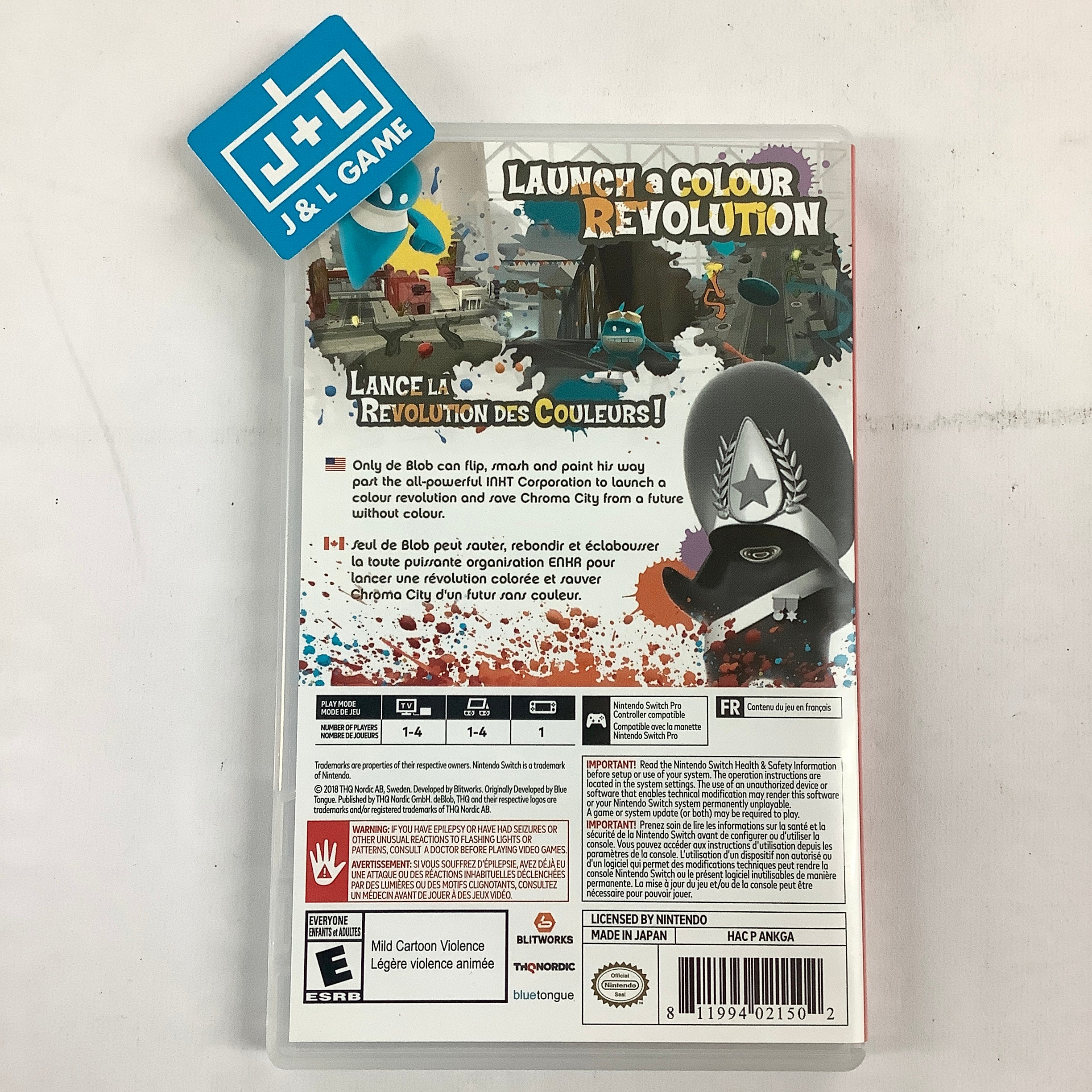 De Blob - (NSW) Nintendo Switch [Pre-Owned] Video Games THQ Nordic   