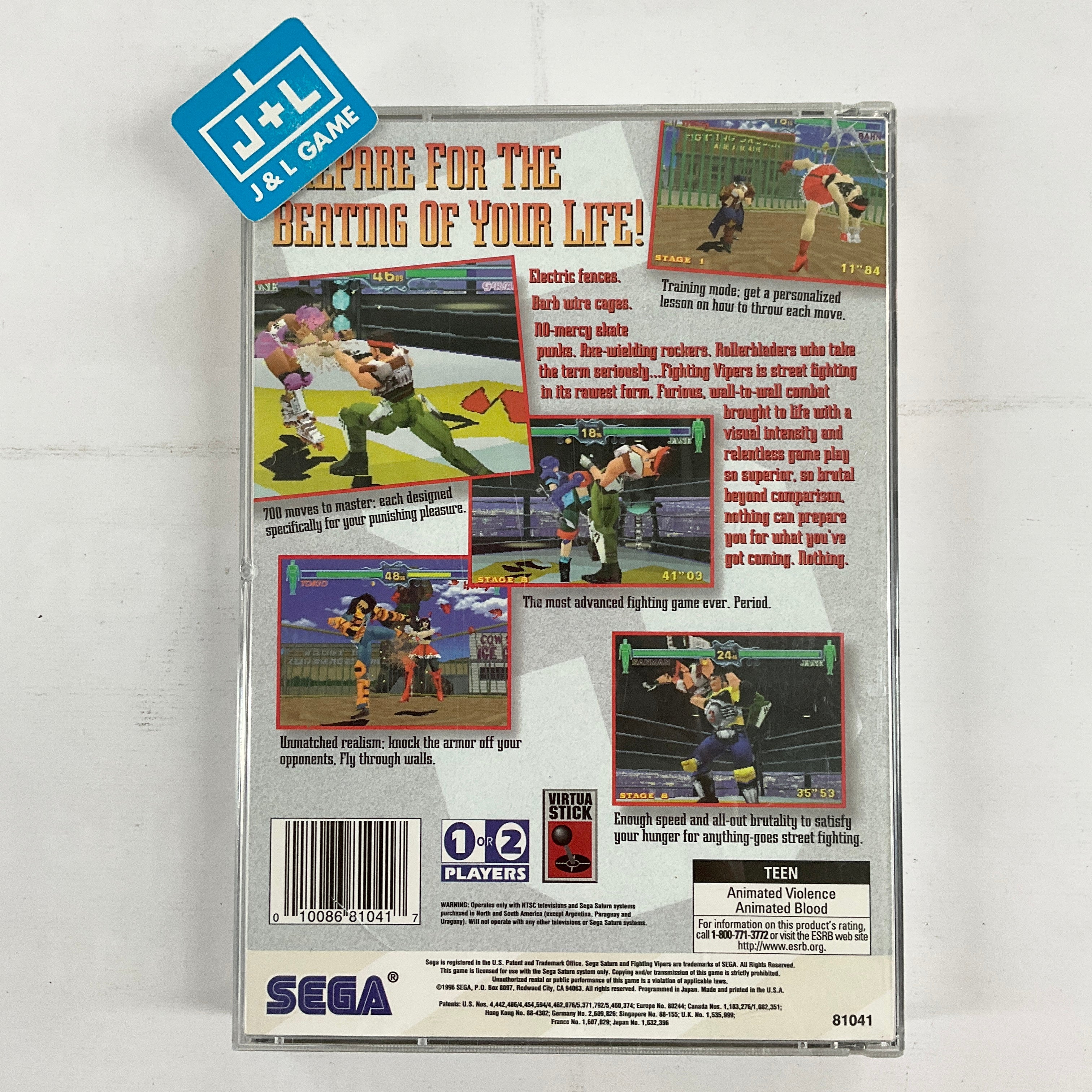 Fighting Vipers - (SS) SEGA Saturn [Pre-Owned] Video Games Sega   