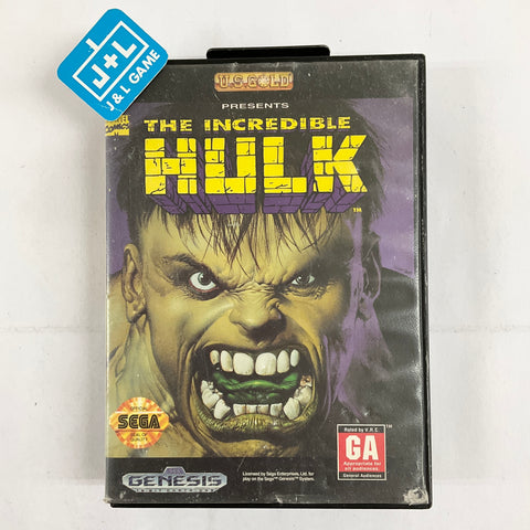 The Incredible Hulk - (SG) SEGA Genesis [Pre-Owned] Video Games U.S. Gold   