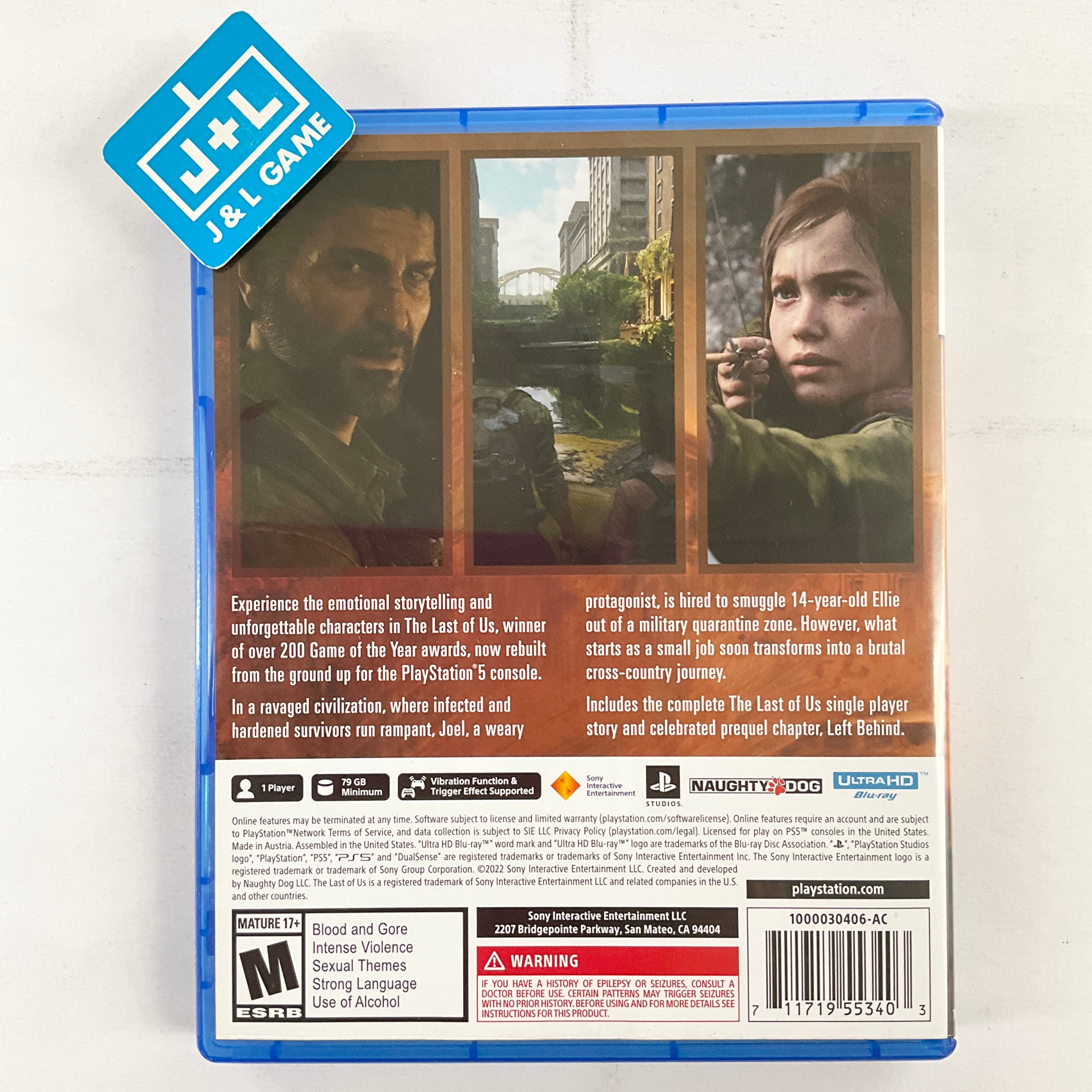 The Last of Us Part I – (PS5) PlayStation 5 [UNBOXING] Video Games PlayStation   