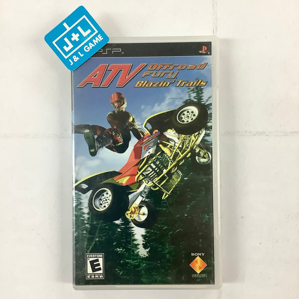 Jeu PSP ATV Offroad Fury: Blazin' Trails - Version PAL FR Complète (boîte + Notice) - Bon état