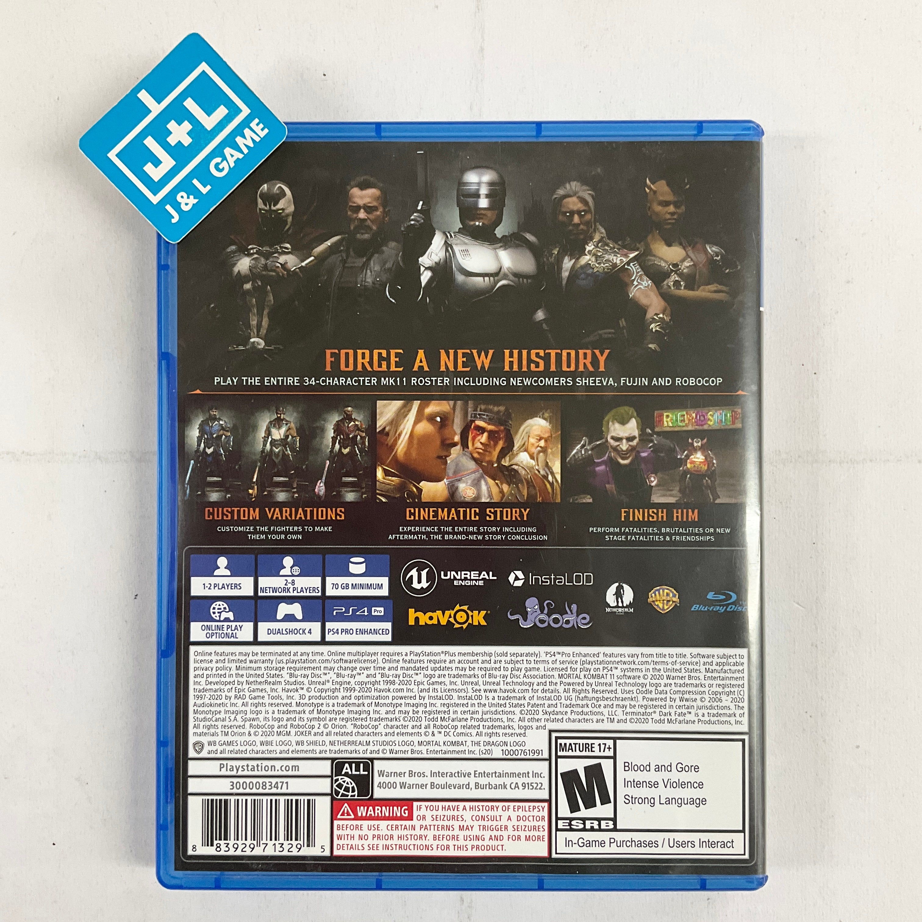 Mortal Kombat 11: Aftermath Kollection - (PS4) PlayStation 4 [Pre-Owned] Video Games WB Games   