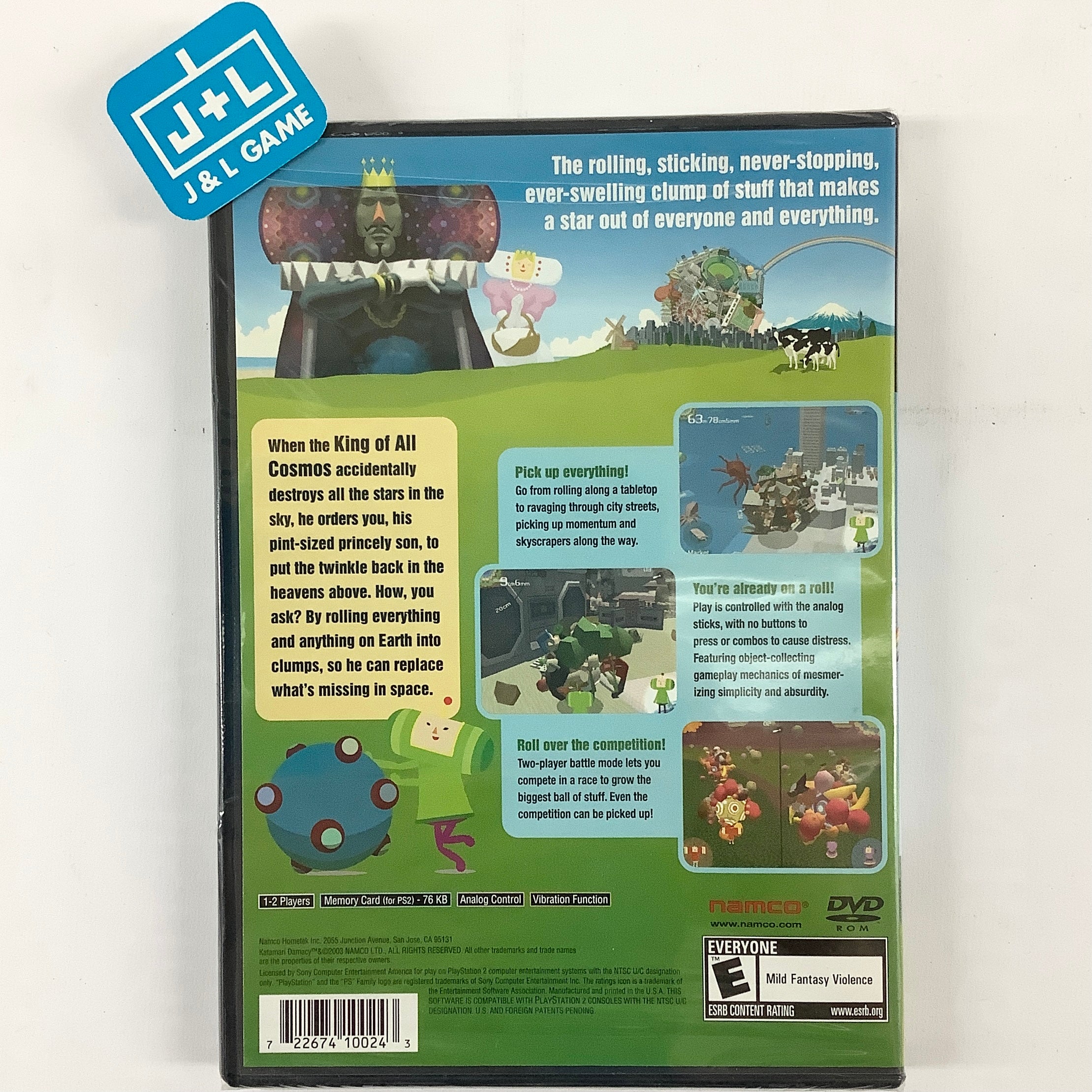 Katamari Damacy - (PS2) PlayStation 2 Video Games BANDAI NAMCO Entertainment   