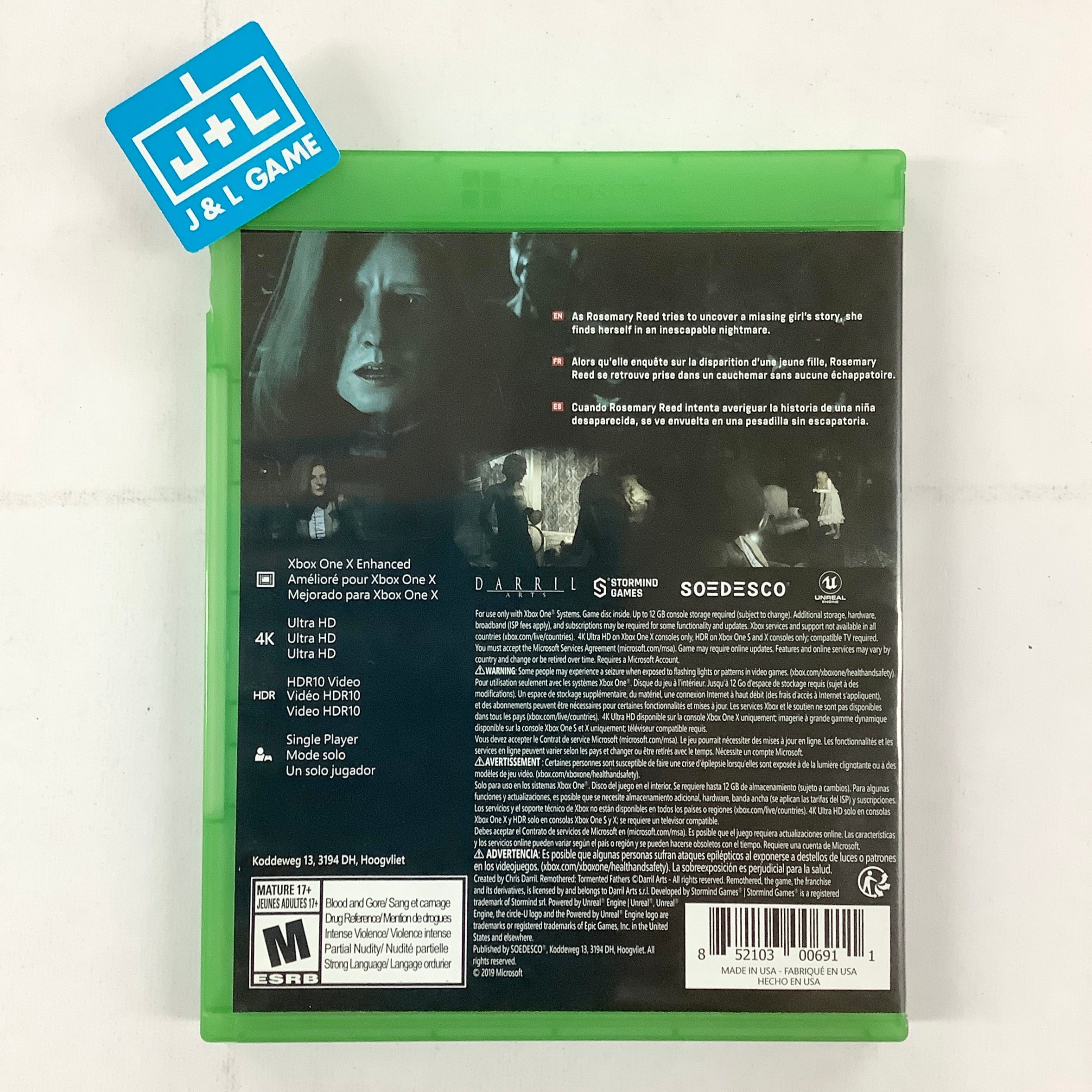 Remothered: Tormented Fathers - (XB1) Xbox One [Pre-Owned] Video Games Soedesco   