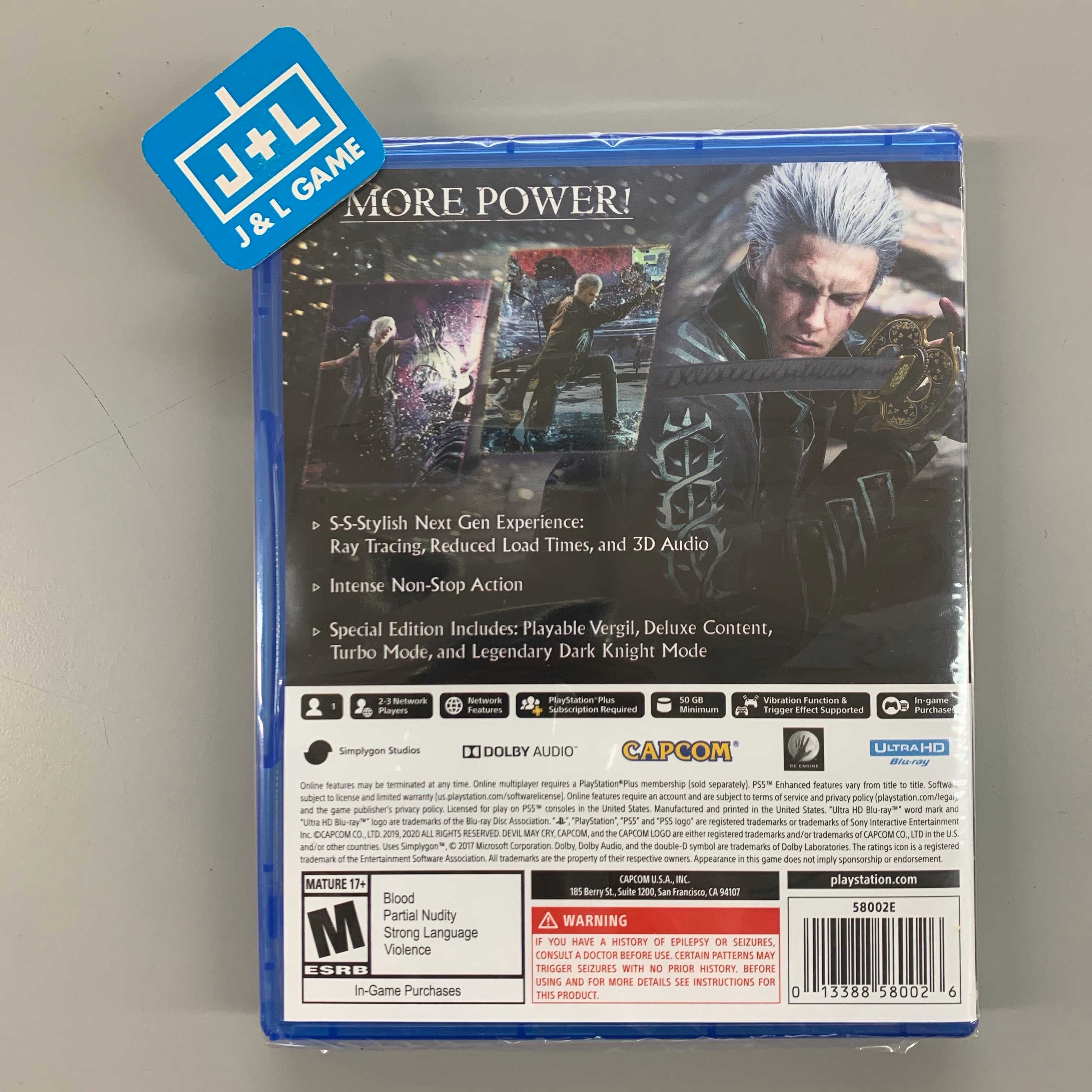 Devil May Cry 5 Special Edition - (PS5) PlayStation 5 Video Games Capcom   