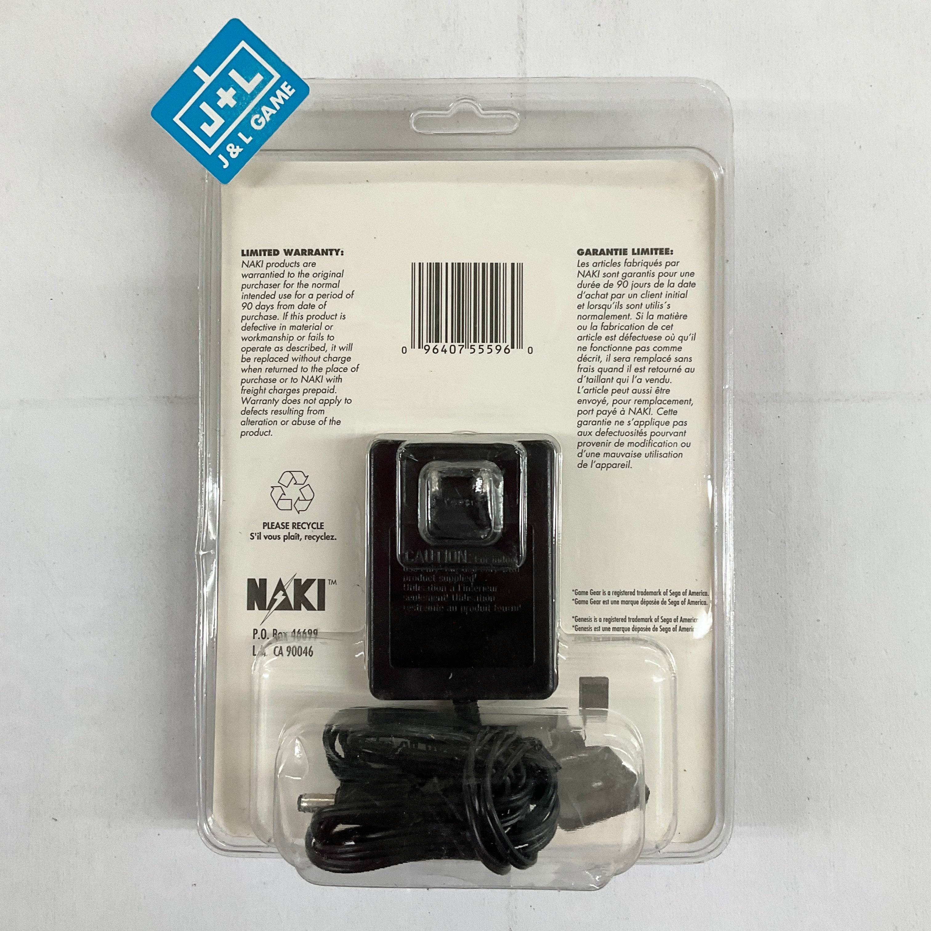 game gear ac adapter NAKI AC Adapter - (SG) SEGA Genesis & (SGG) SEGA GameGear
