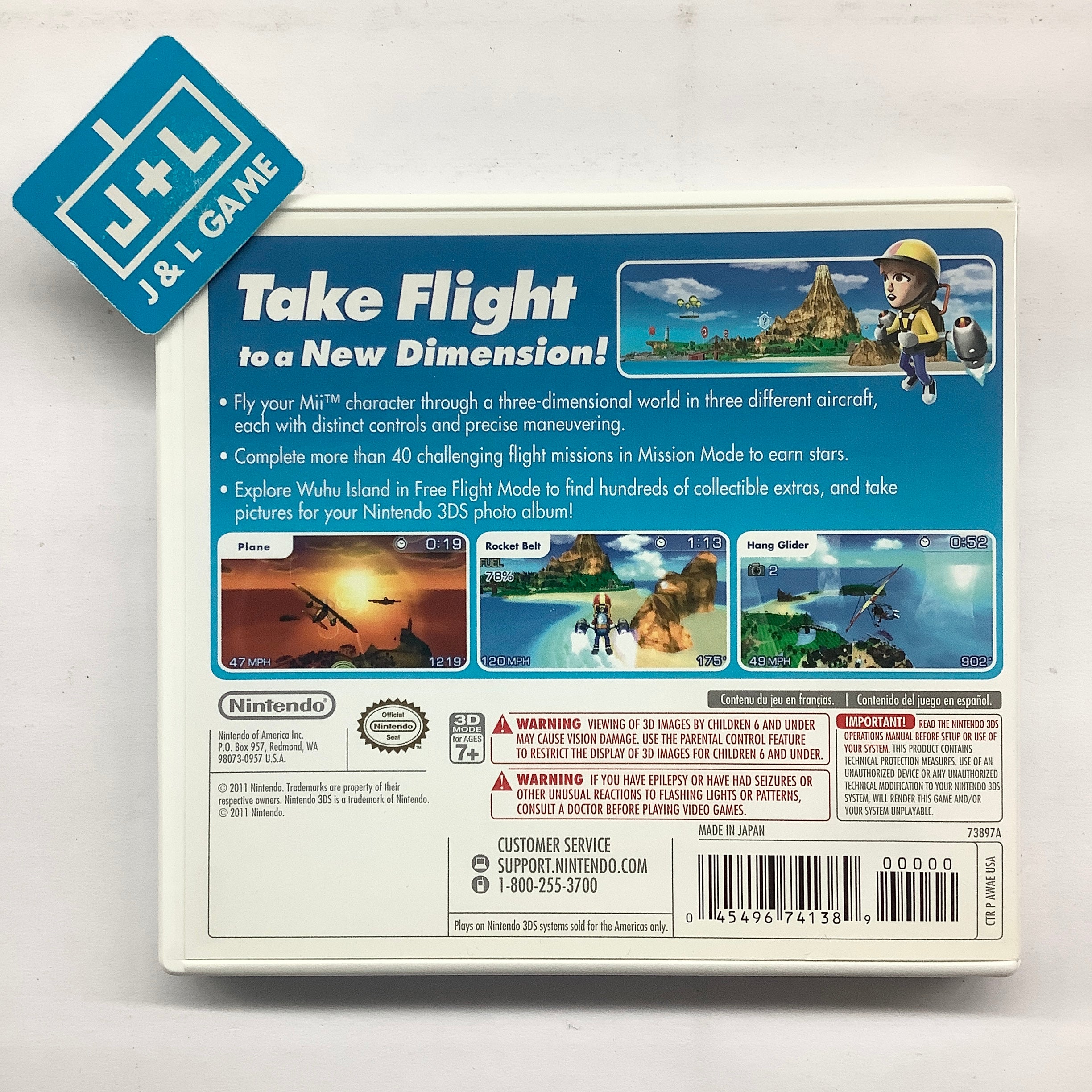 Pilotwings Resort - (3DS) Nintendo 3DS [Pre-Owned] Video Games Nintendo   