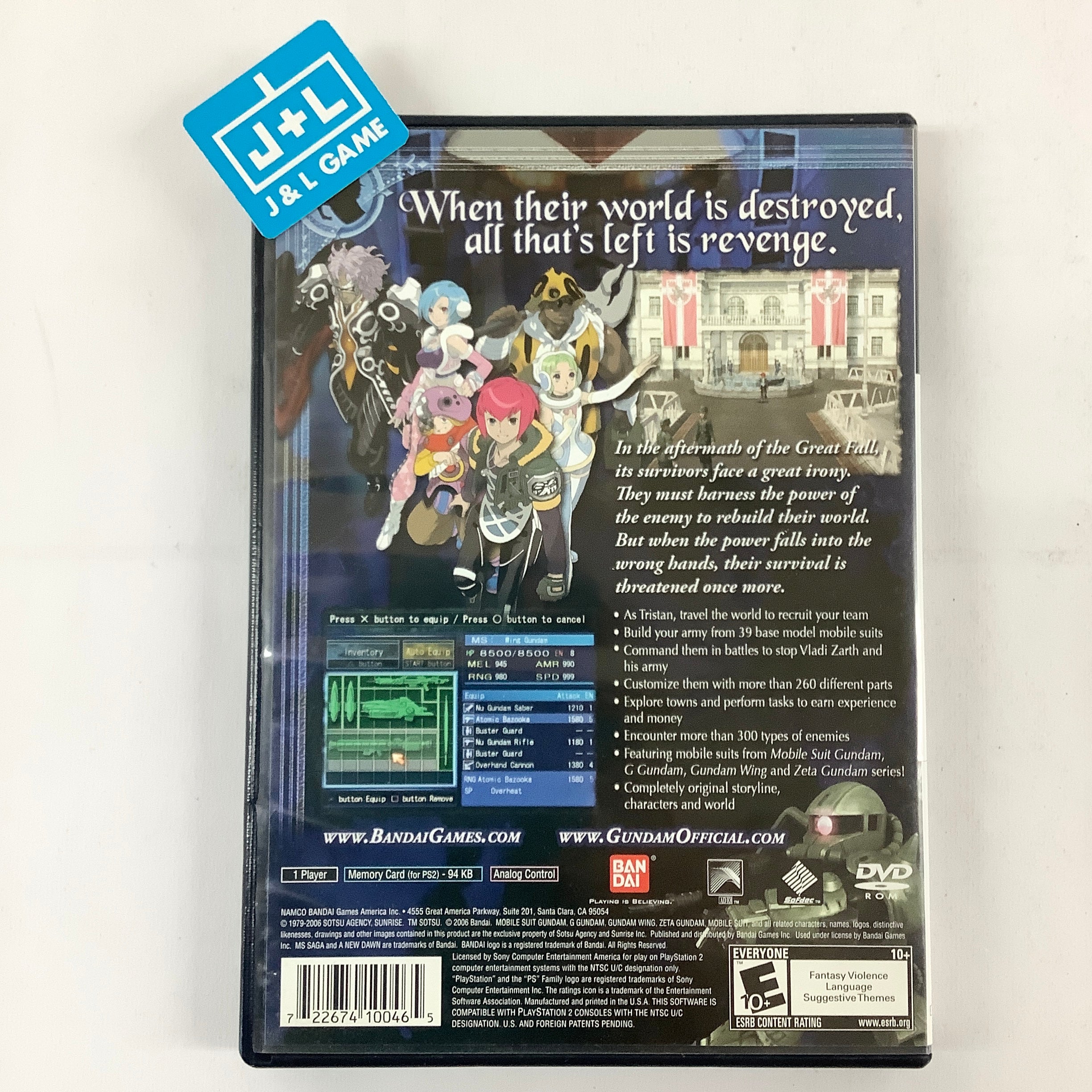 MS Saga: A New Dawn - (PS2) PlayStation 2 [Pre-Owned] Video Games Bandai   