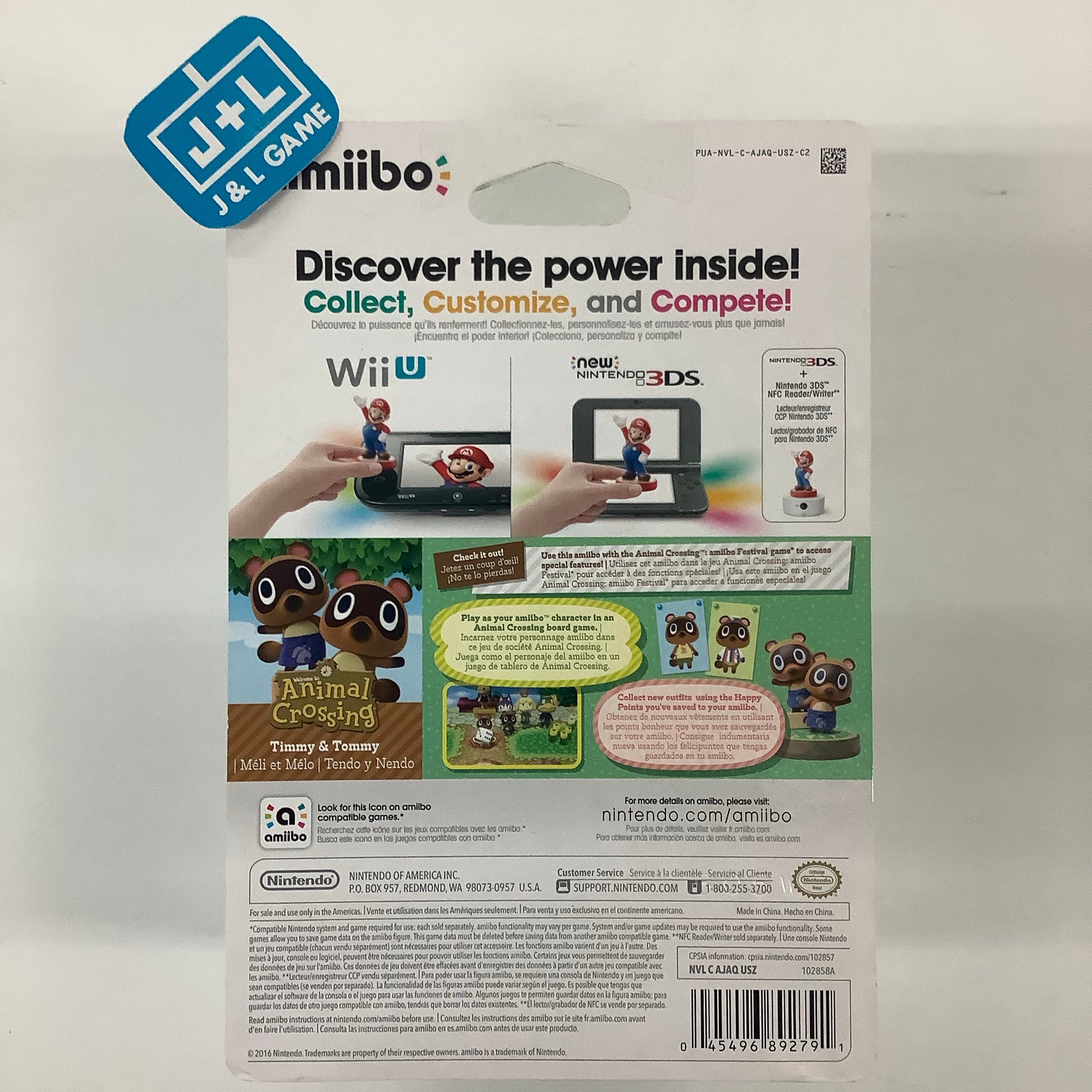 Timmy & Tommy (Animal Crossing series) - Nintendo WiiU Amiibo Amiibo Nintendo   