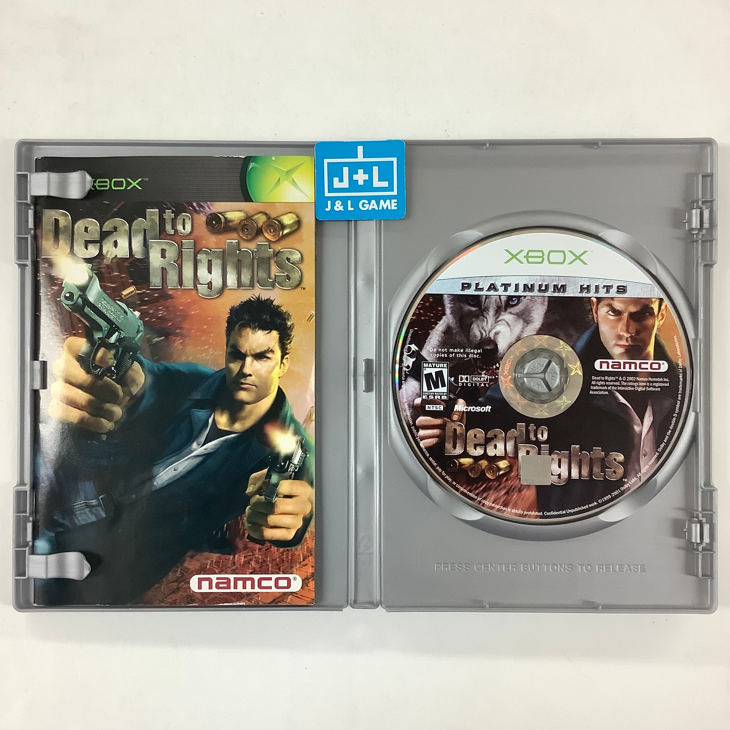 Dead to Rights (Platinum Hits) - (XB) Xbox [Pre-Owned] Video Games Namco   