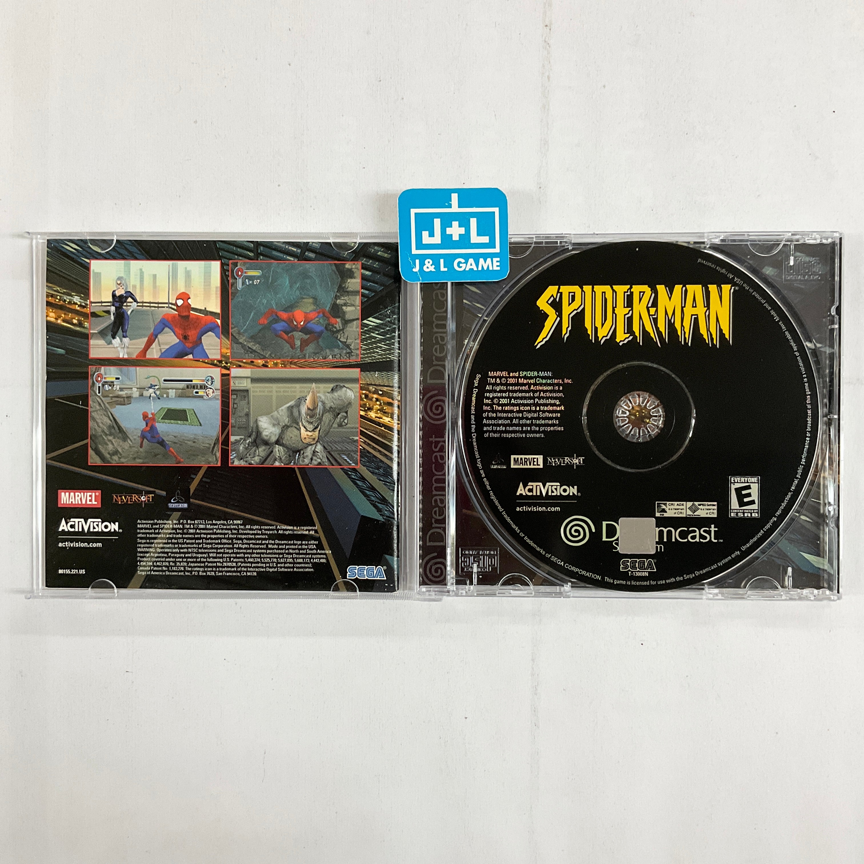 Spider-Man - (DC) SEGA Dreamcast [Pre-Owned] Video Games Activision   