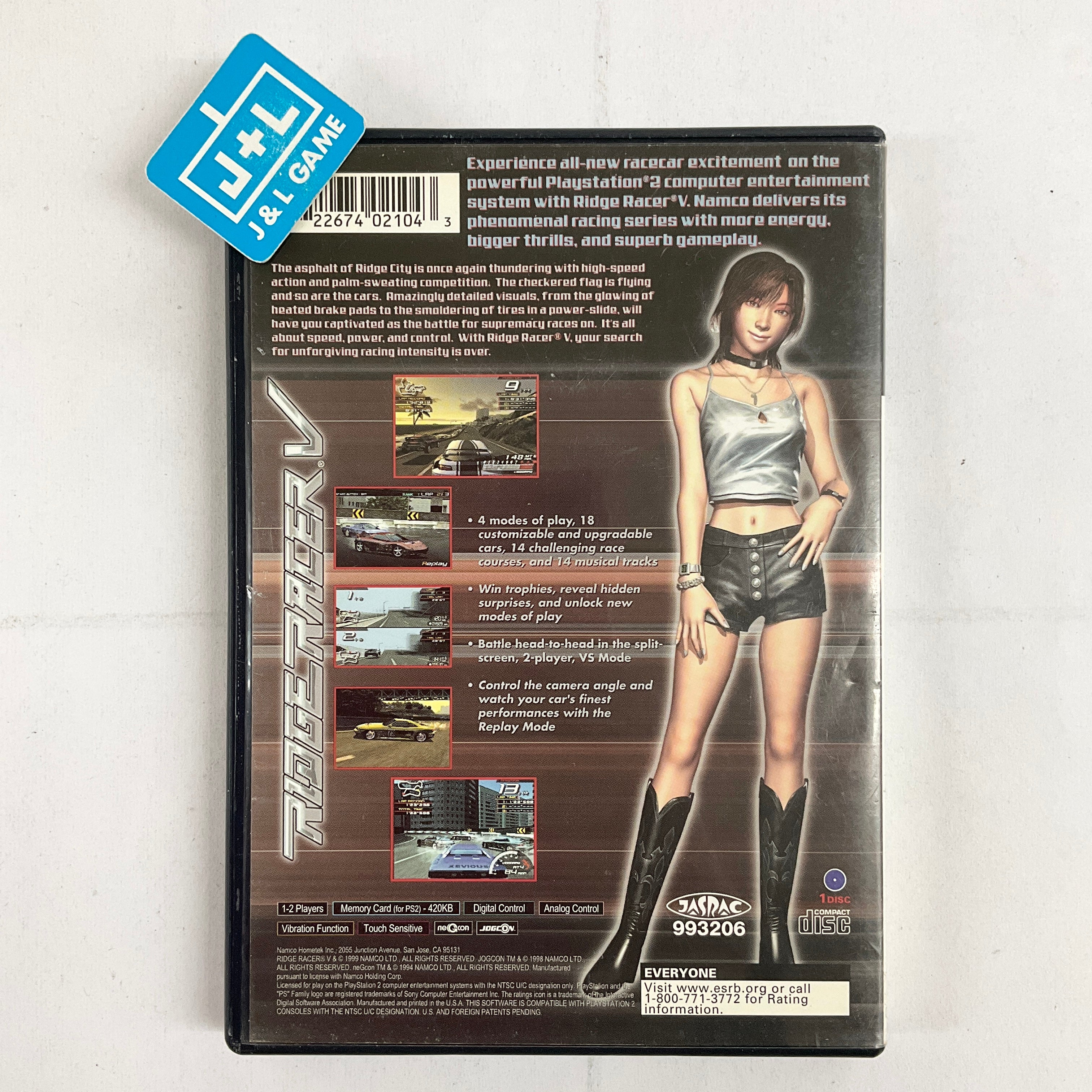 Ridge Racer V - (PS2) PlayStation 2 [Pre-Owned] Video Games Namco   