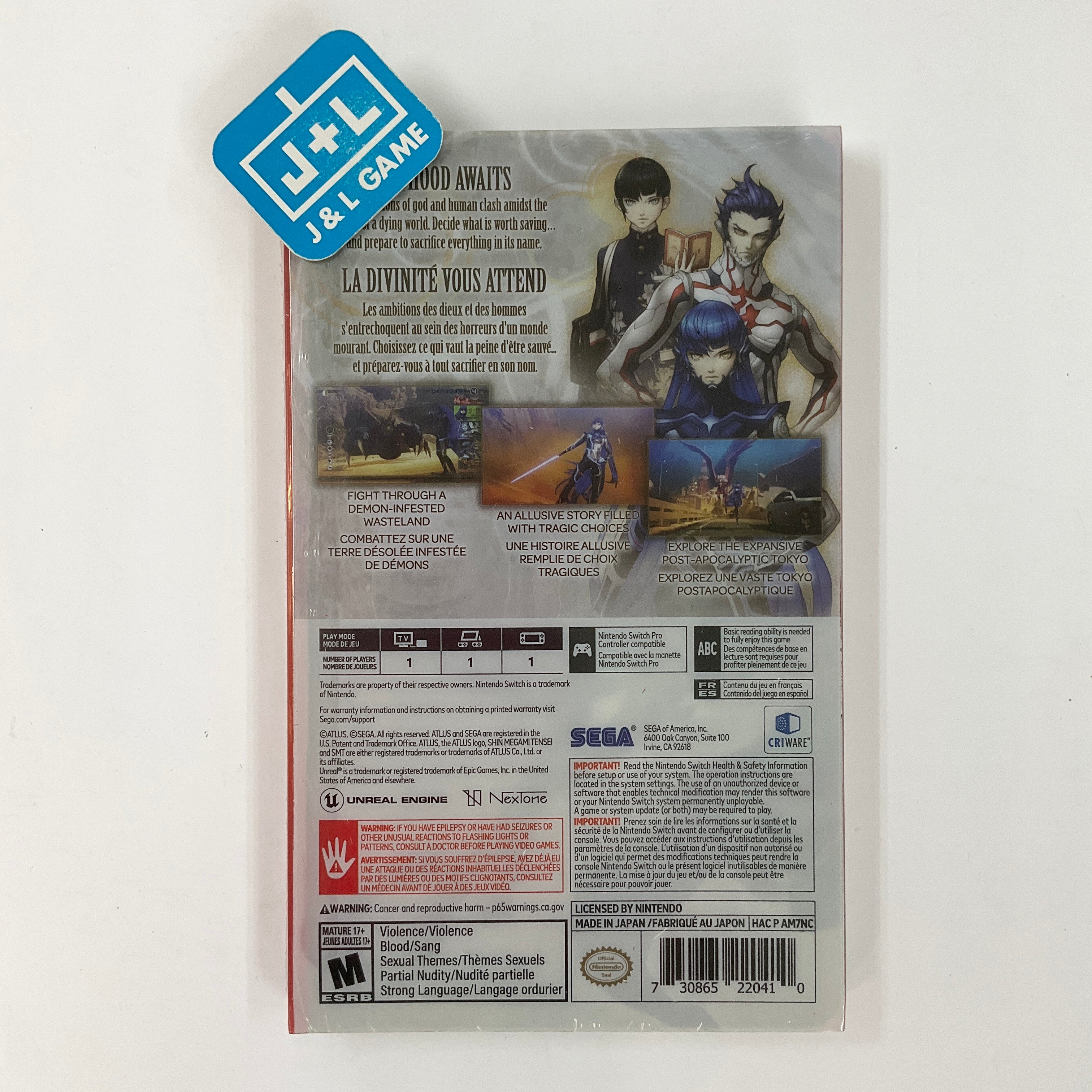 Shin Megami Tensei V: Steelbook Launch Edition - (NSW) Nintendo Switch Video Games SEGA   
