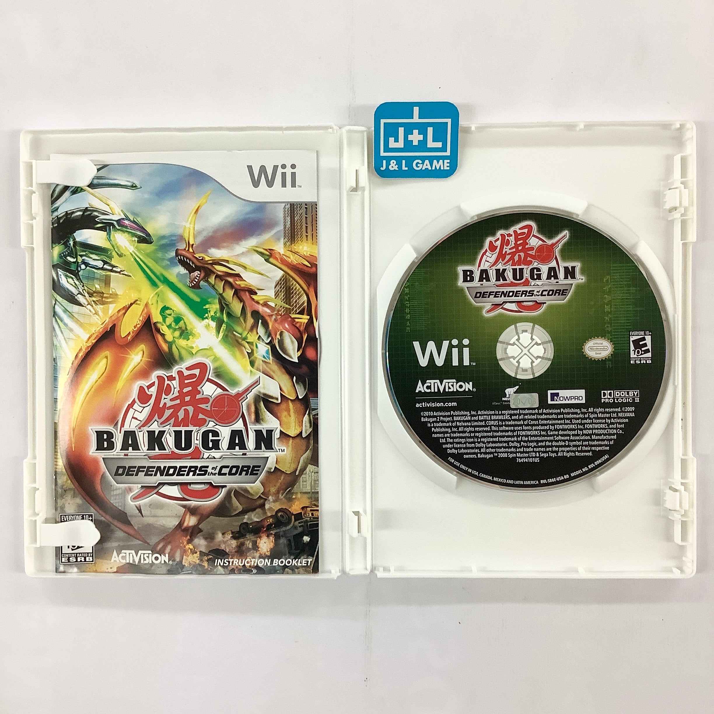 Bakugan: Defenders of the Core - Nintendo Wii [Pre-Owned] Video Games Activision   