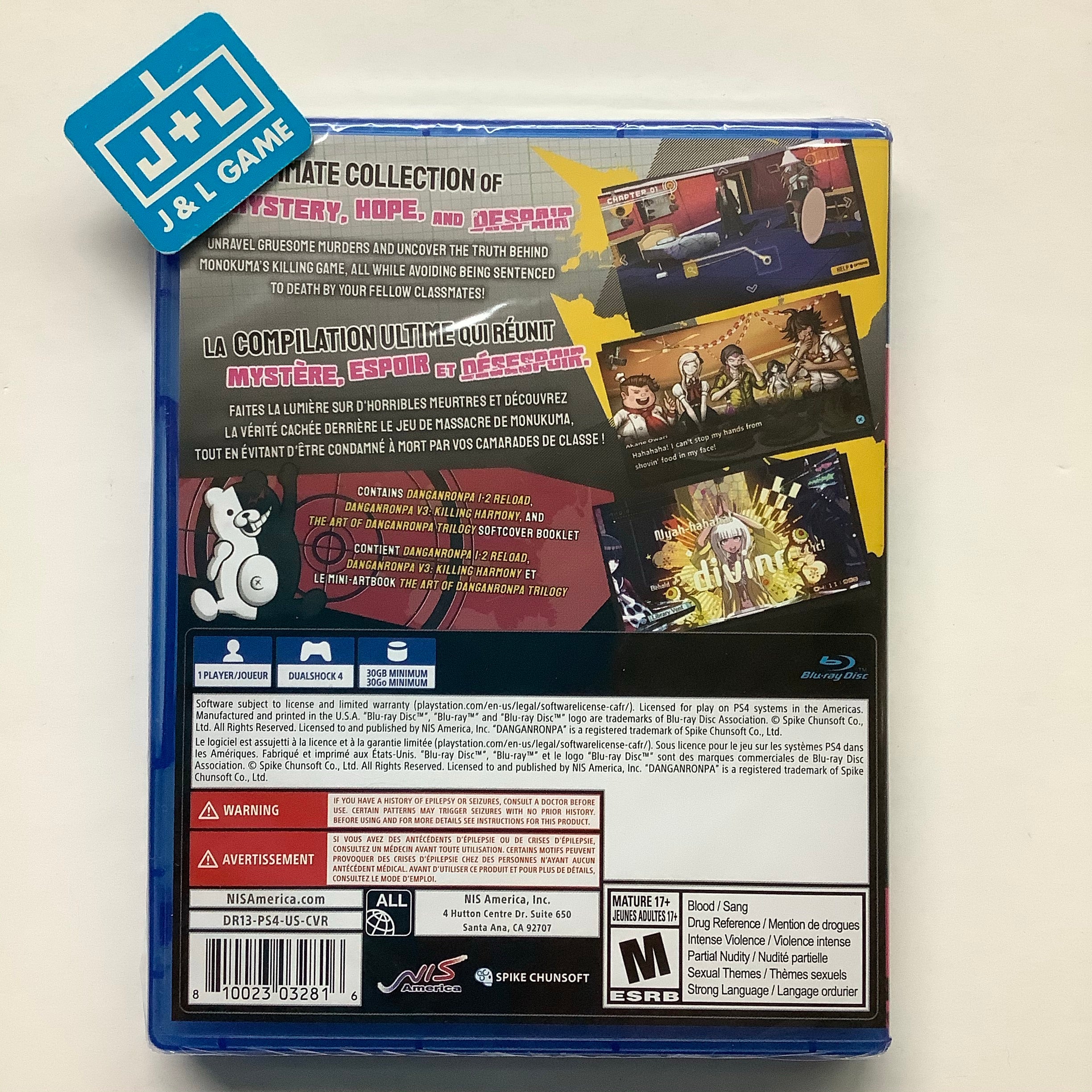 Danganronpa Trilogy - (PS4) PlayStation 4 Video Games NIS America   