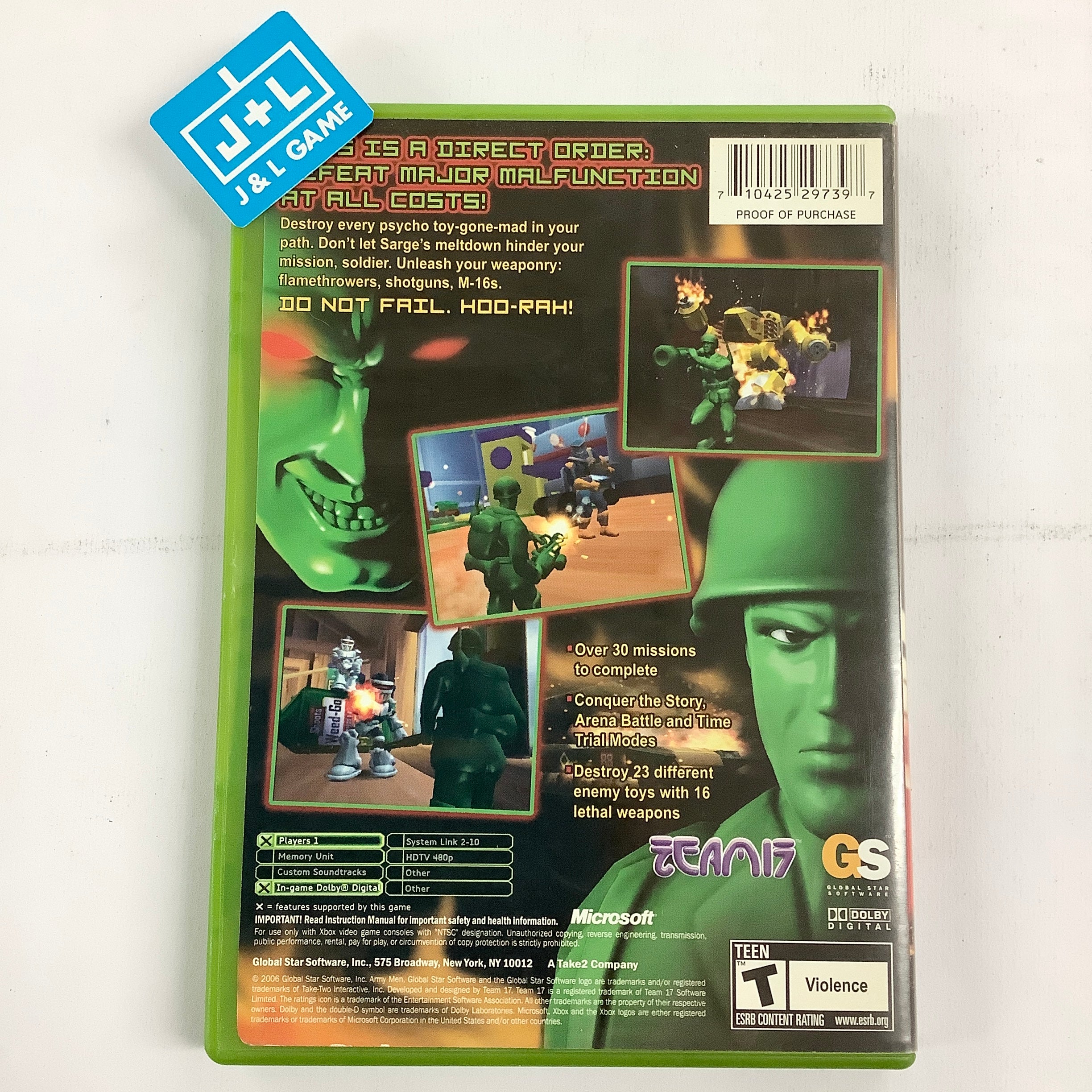 Army Men: Major Malfunction - (XB) Xbox [Pre-Owned] Video Games Global Star Software   