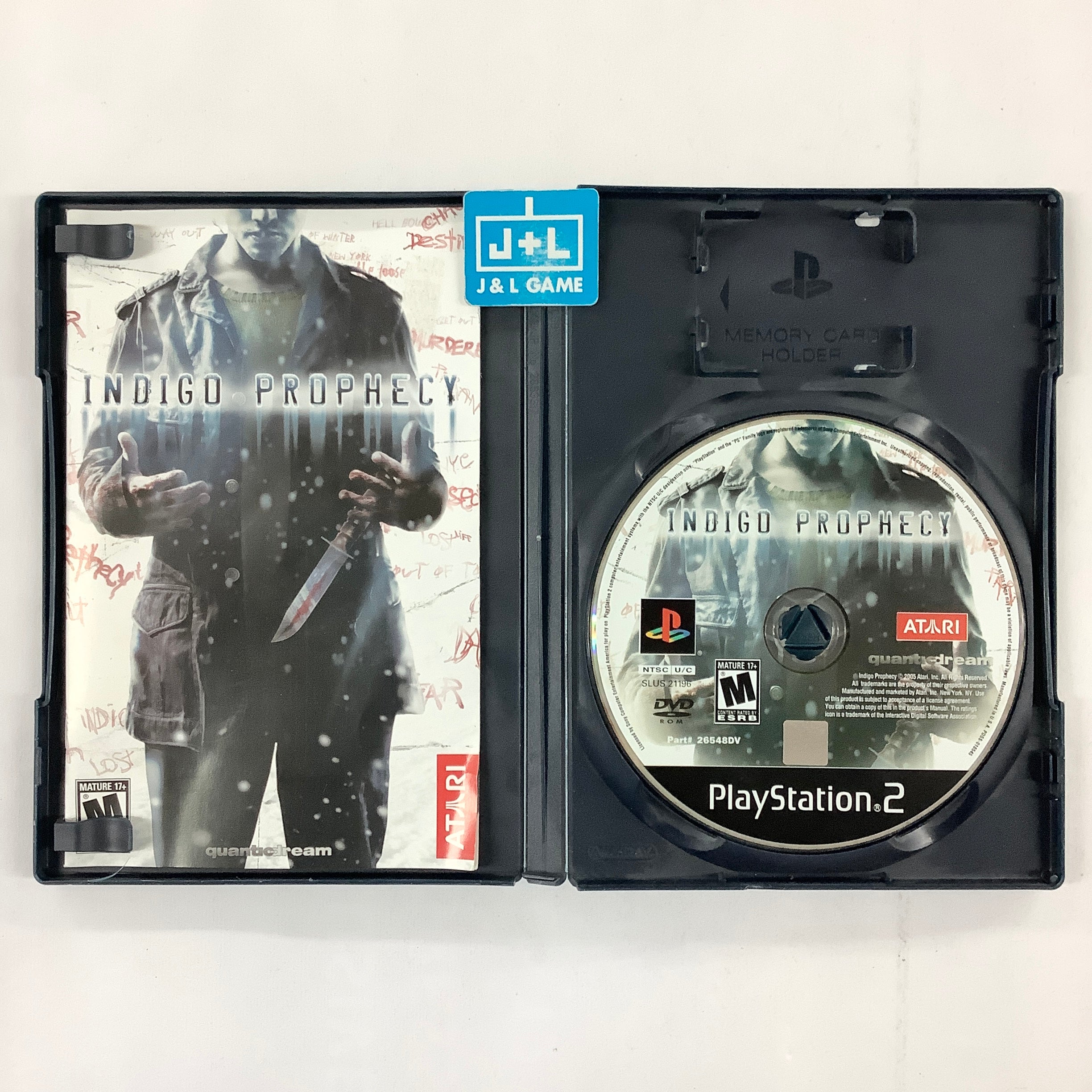 Indigo Prophecy - (PS2) PlayStation 2 [Pre-Owned] Video Games Atari SA   