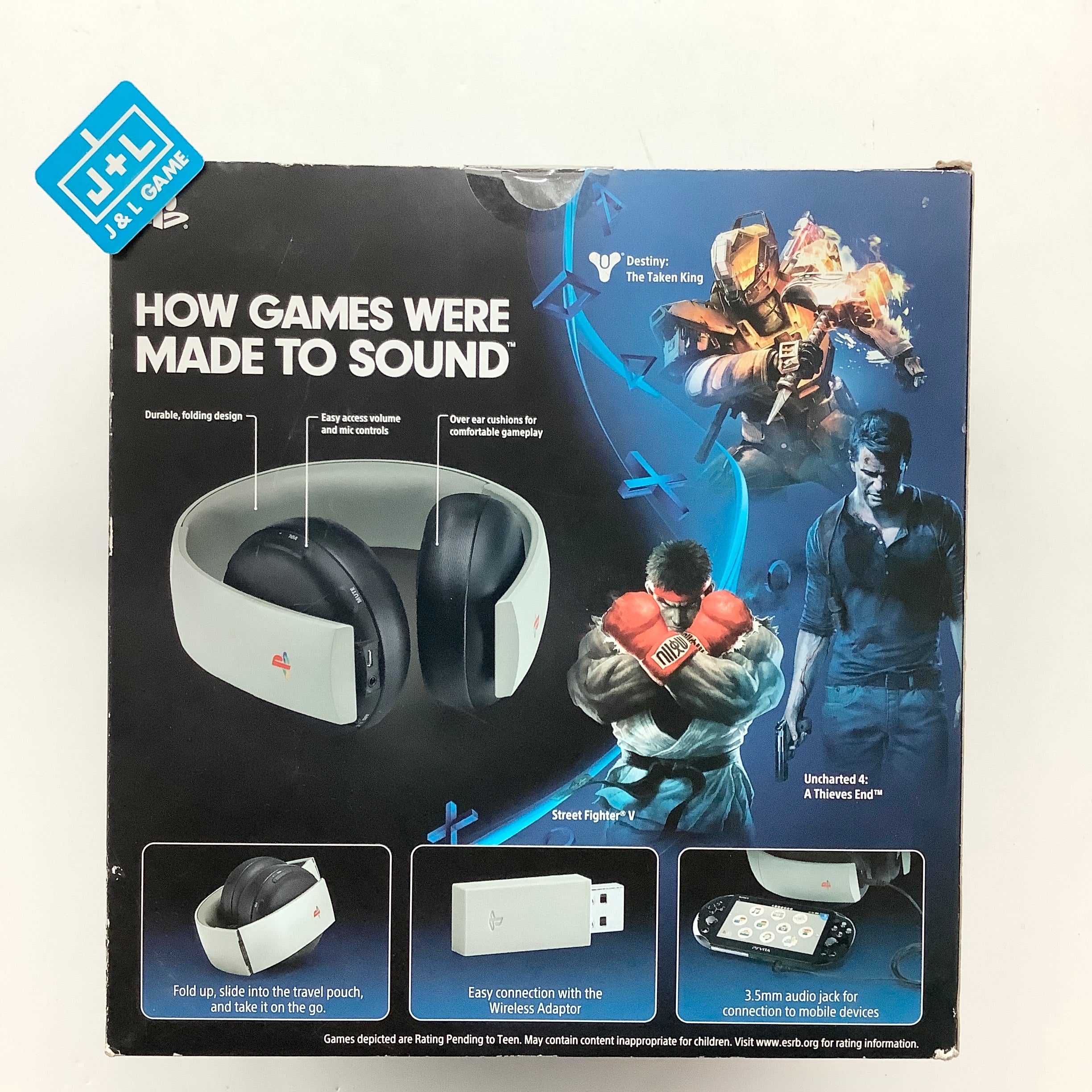 Noise Cancelling Playstation Gold Edition Headset PS4 Headset Gold