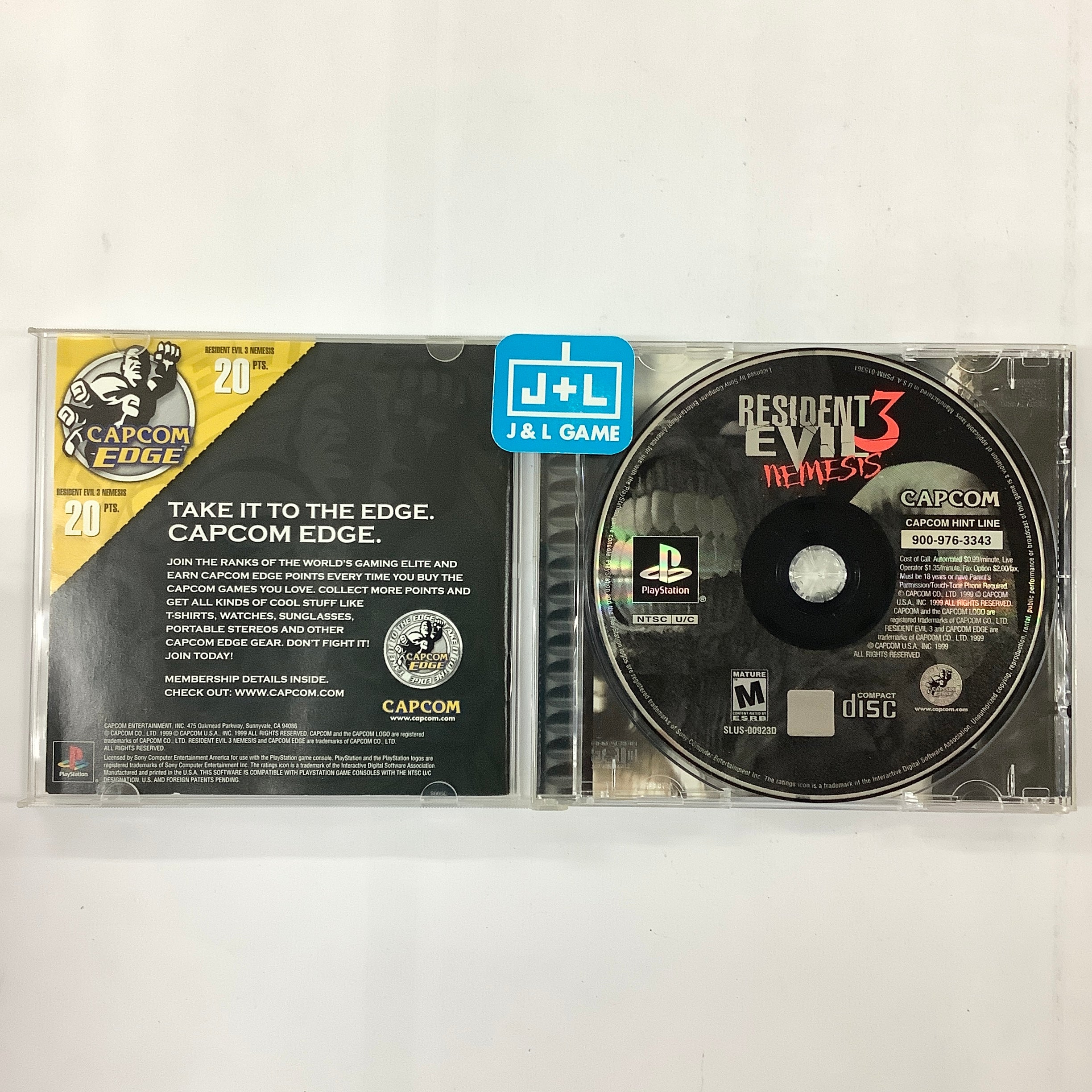 Resident Evil 3: Nemesis - (PS1) PlayStation 1 [Pre-Owned] Video Games Capcom   