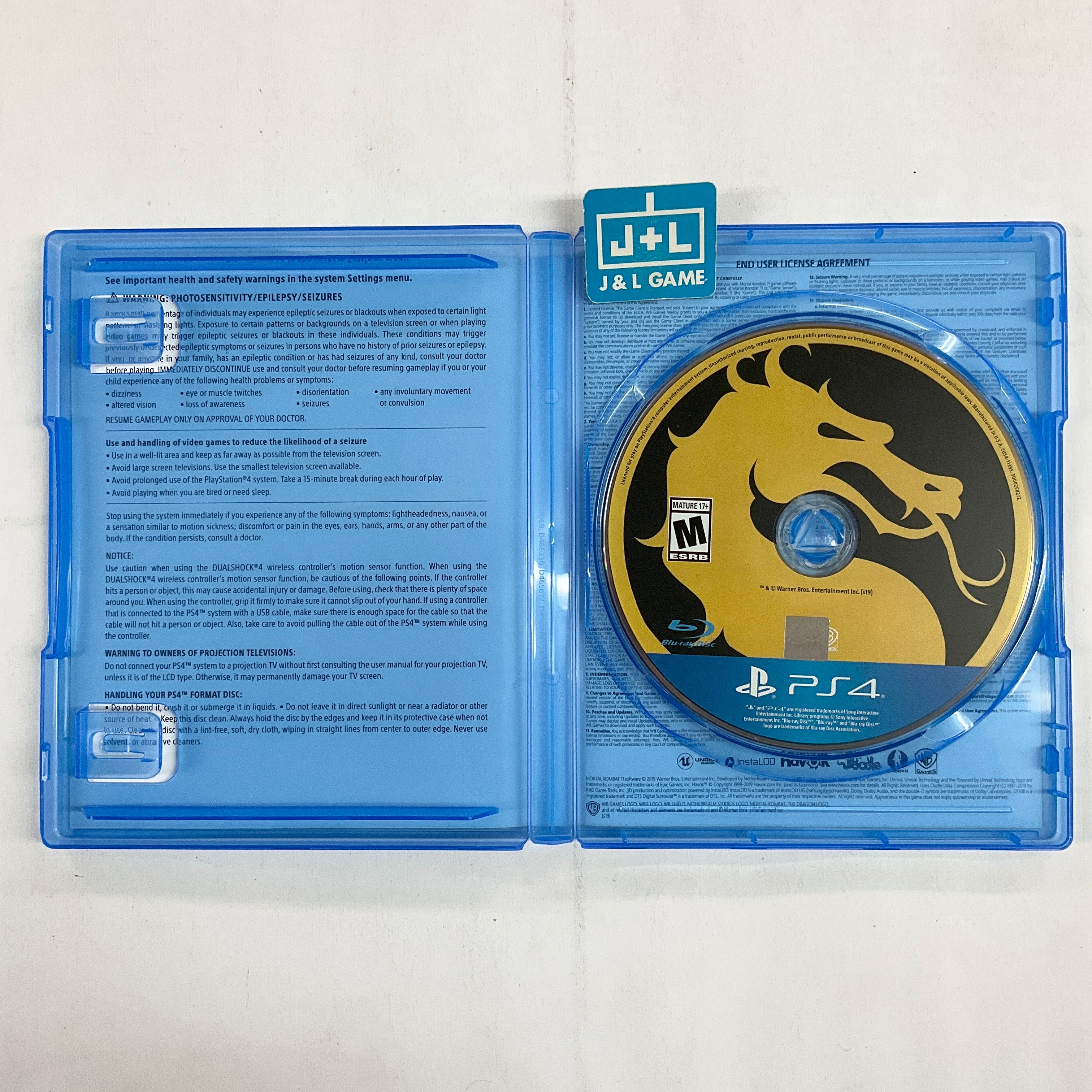 Mortal Kombat 11 - (PS4) PlayStation 4 [Pre-Owned] Video Games WB Games   