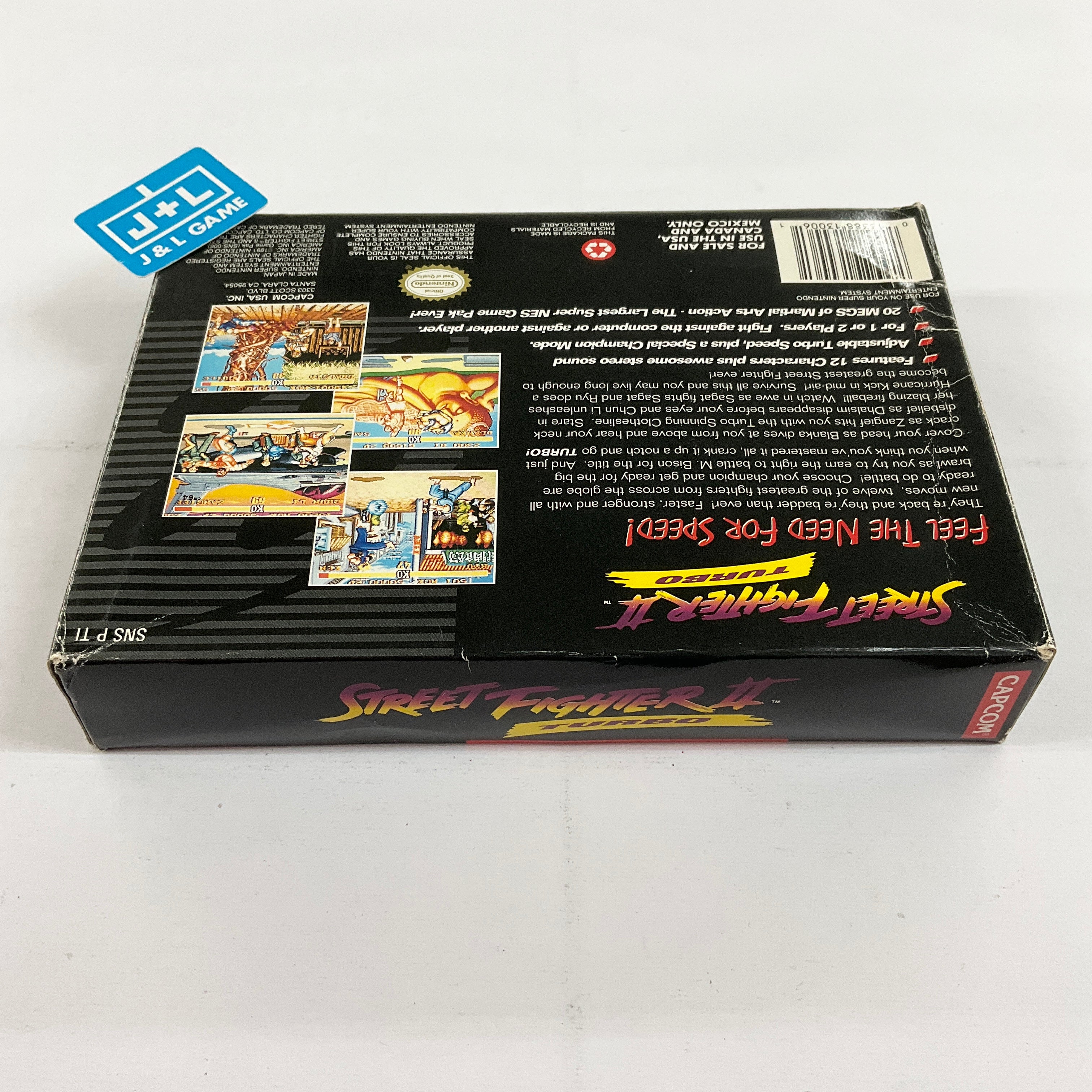 Street Fighter II Turbo - (SNES) Super Nintendo [Pre-Owned] Video Games Capcom   