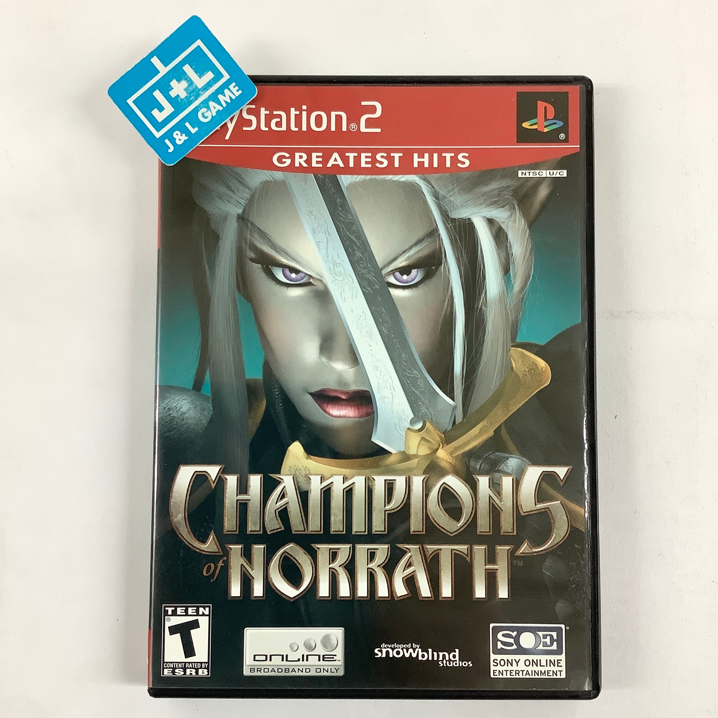 Champions of Norrath (Greatest Hits) - (PS2) PlayStation 2 [Pre-Owned] Video Games Sony Online Entertainment   