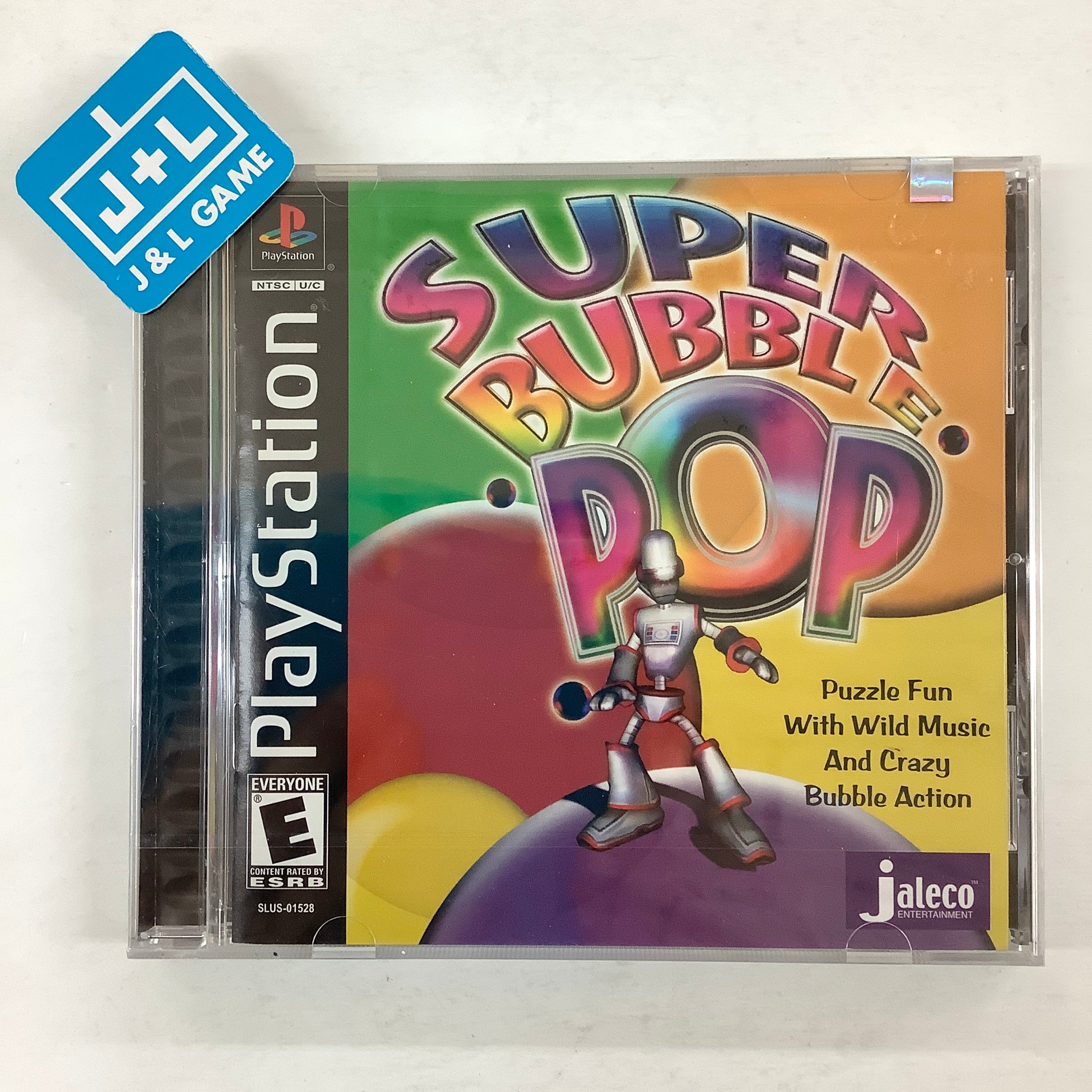 Super Bubble Pop - (PS1) PlayStation 1 Video Games Jaleco Entertainment   