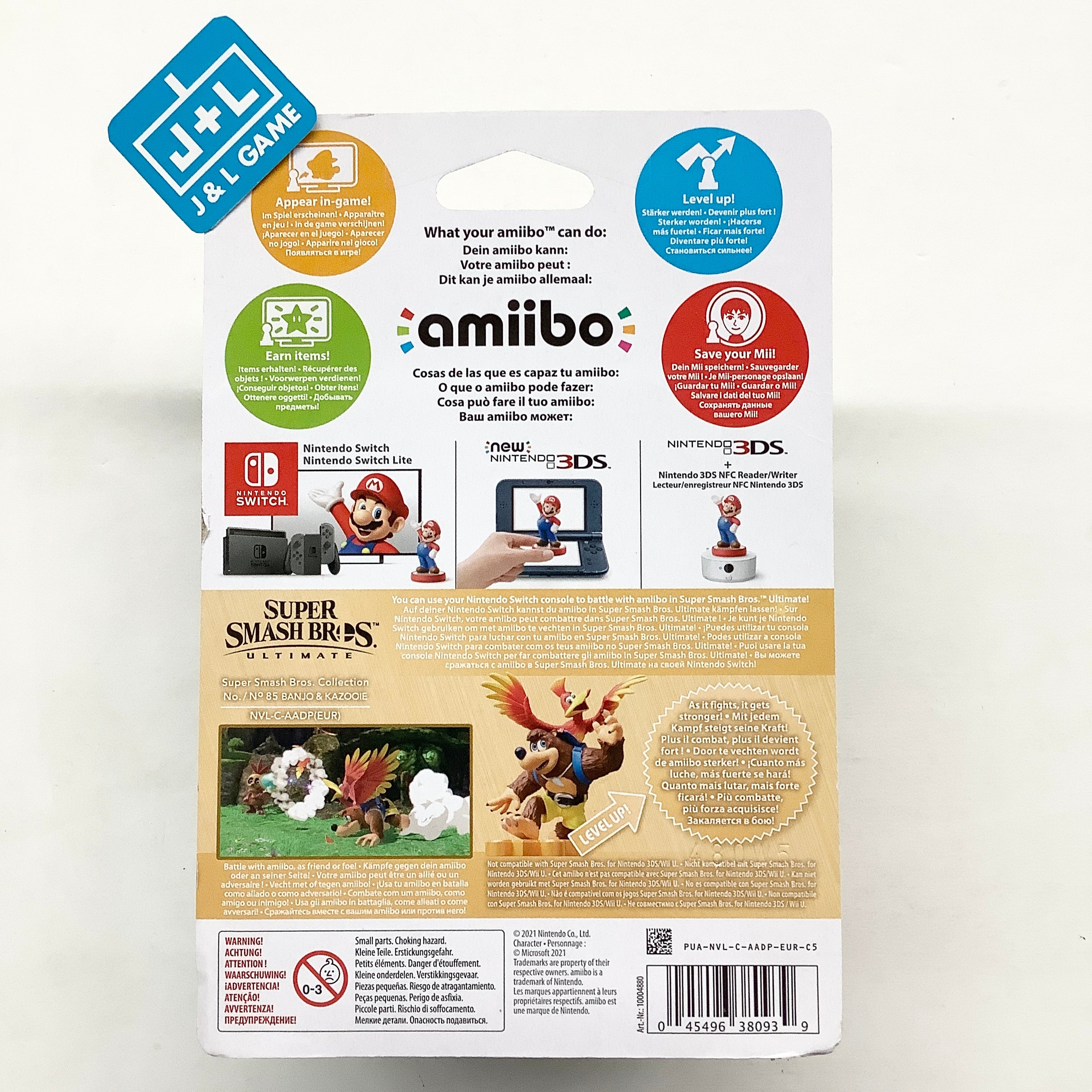 Banjo & Kazooie (Super Smash Bros. series) - Nintendo Switch Amiibo ( European Import ) Amiibo Nintendo   