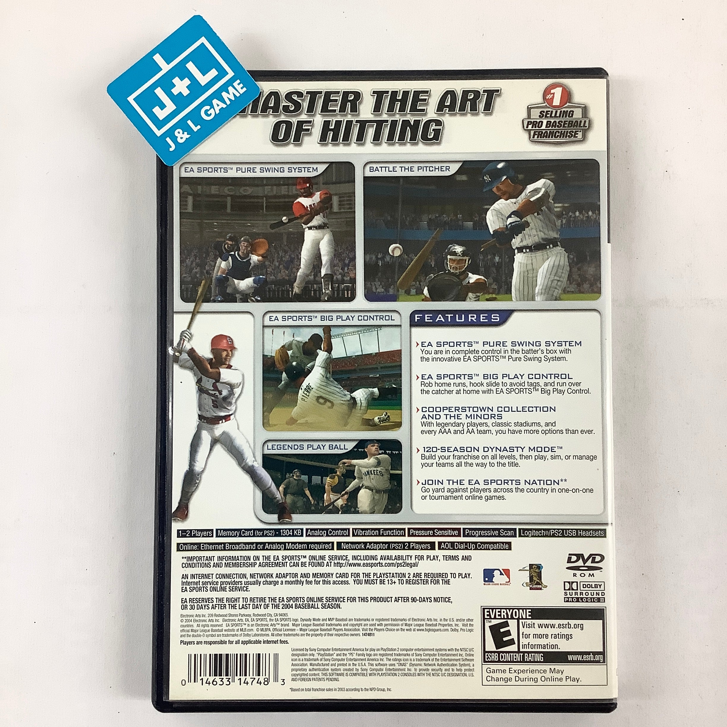 MVP Baseball 2004 - (PS2) PlayStation 2 [Pre-Owned] | J&L Game