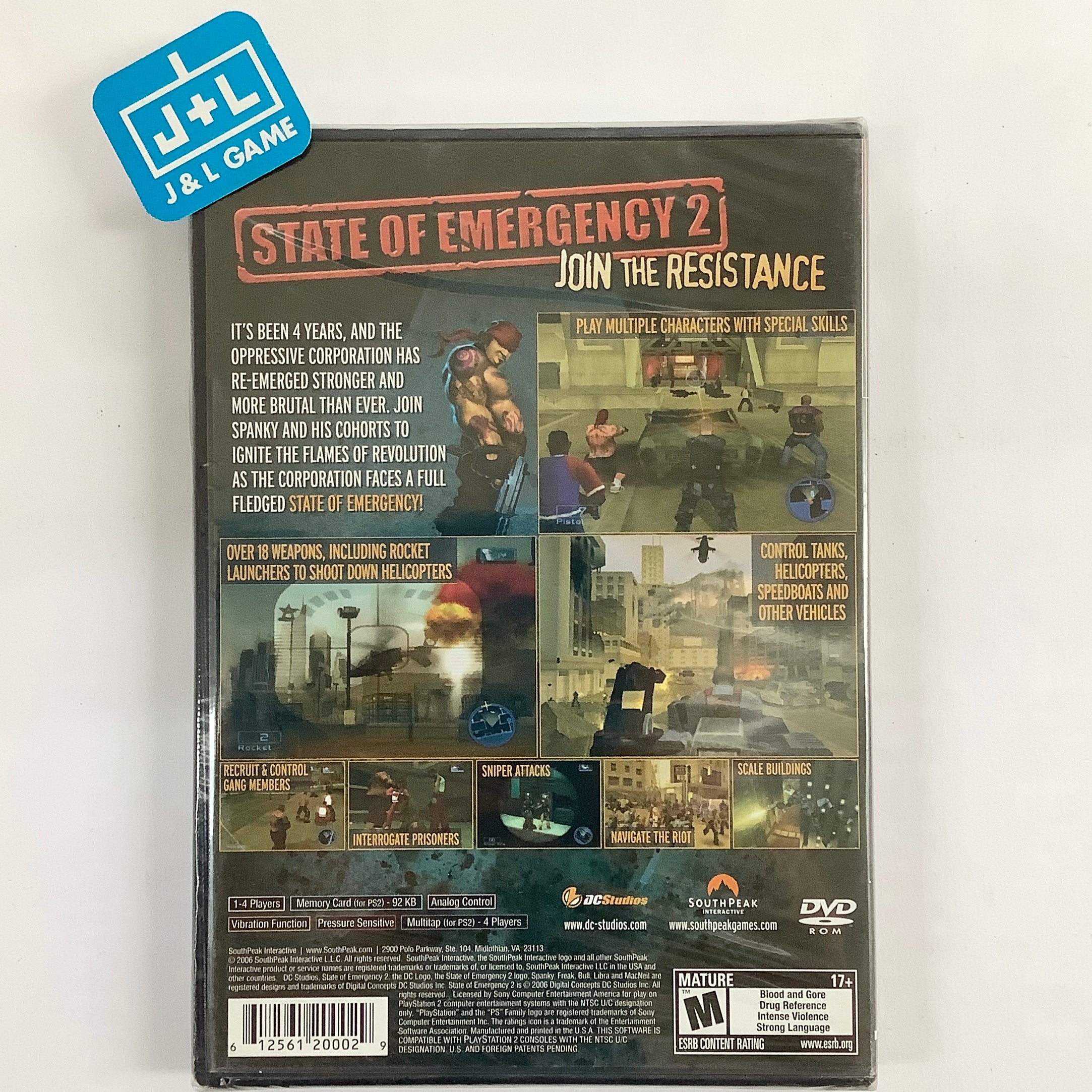 State of Emergency 2 - (PS2) PlayStation 2 Video Games SouthPeak Games   