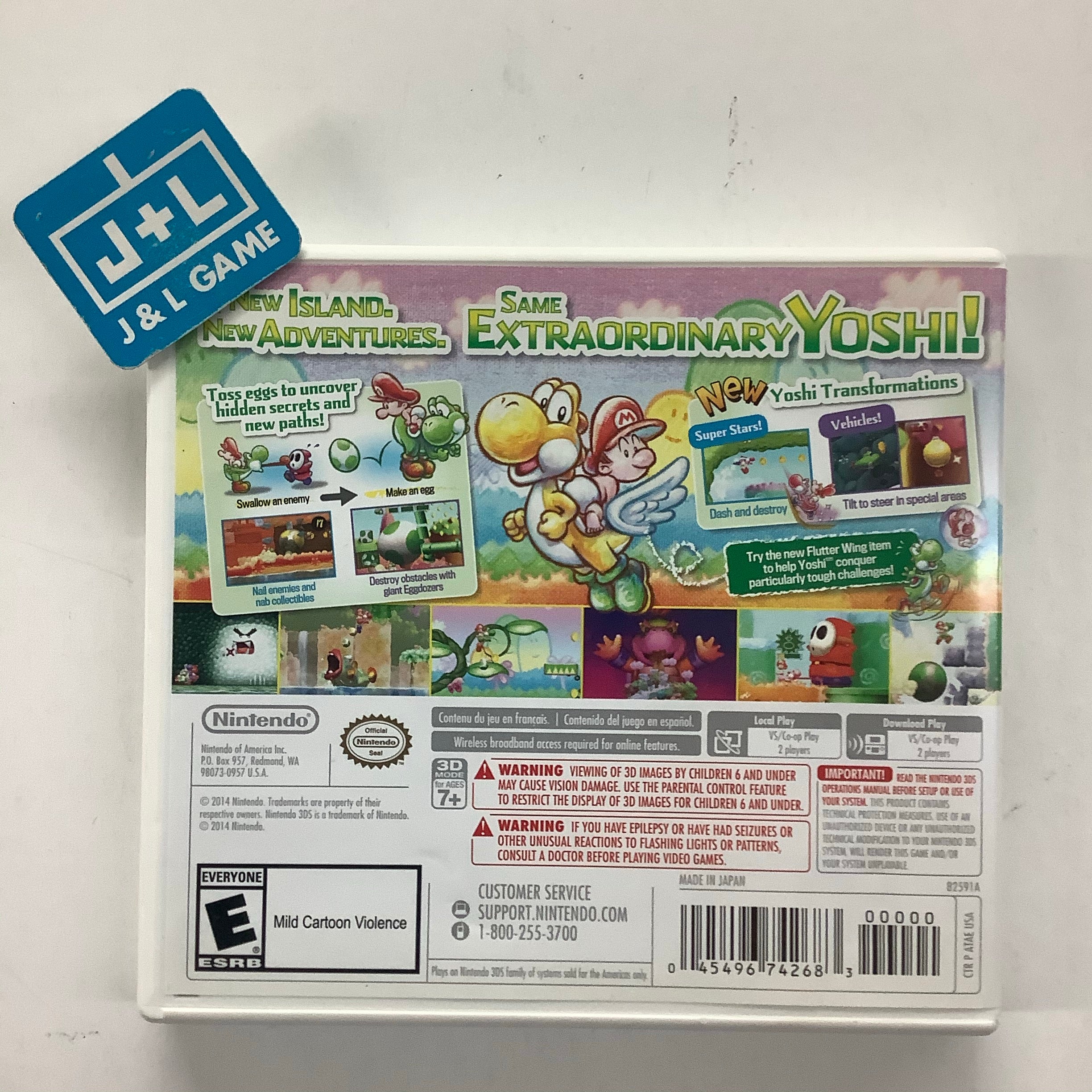 Yoshi's New Island - Nintendo 3DS [Pre-Owned] Video Games Nintendo   