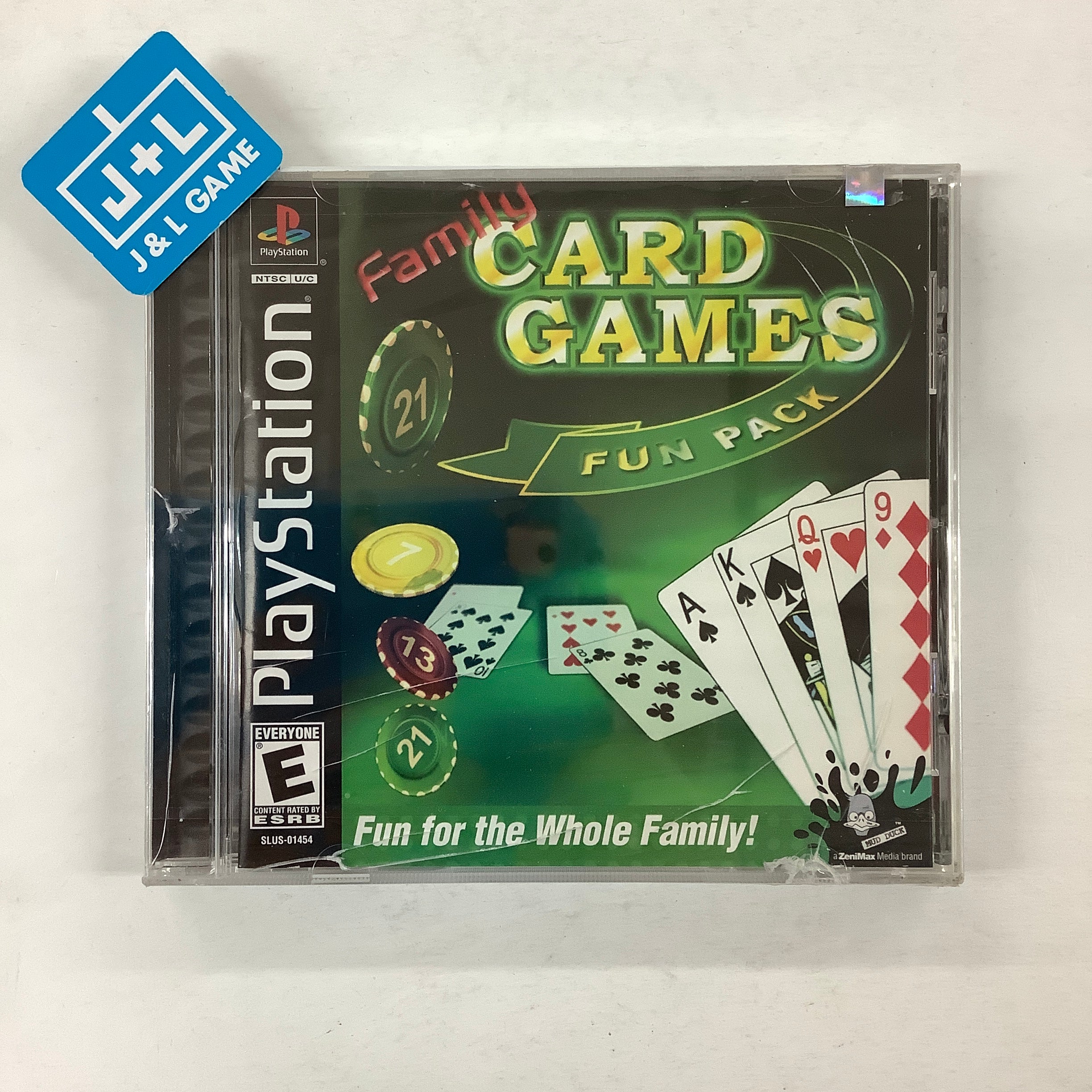 Family Card Games Fun Pack - (PS1) PlayStation 1 Video Games Mud Duck Productions   