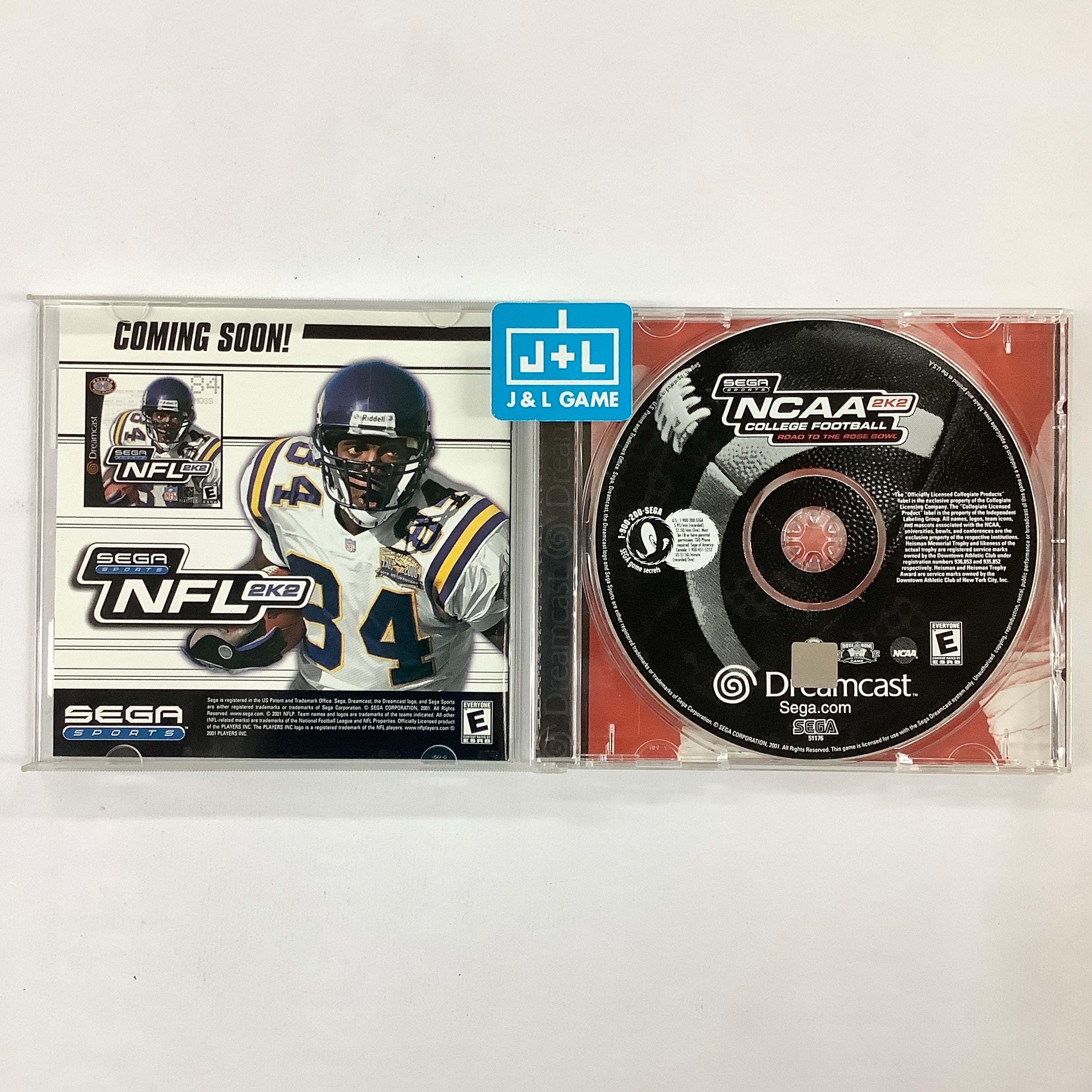 NCAA College Football 2K2 - (DC) SEGA Dreamcast [Pre-Owned] Video Games Sega   