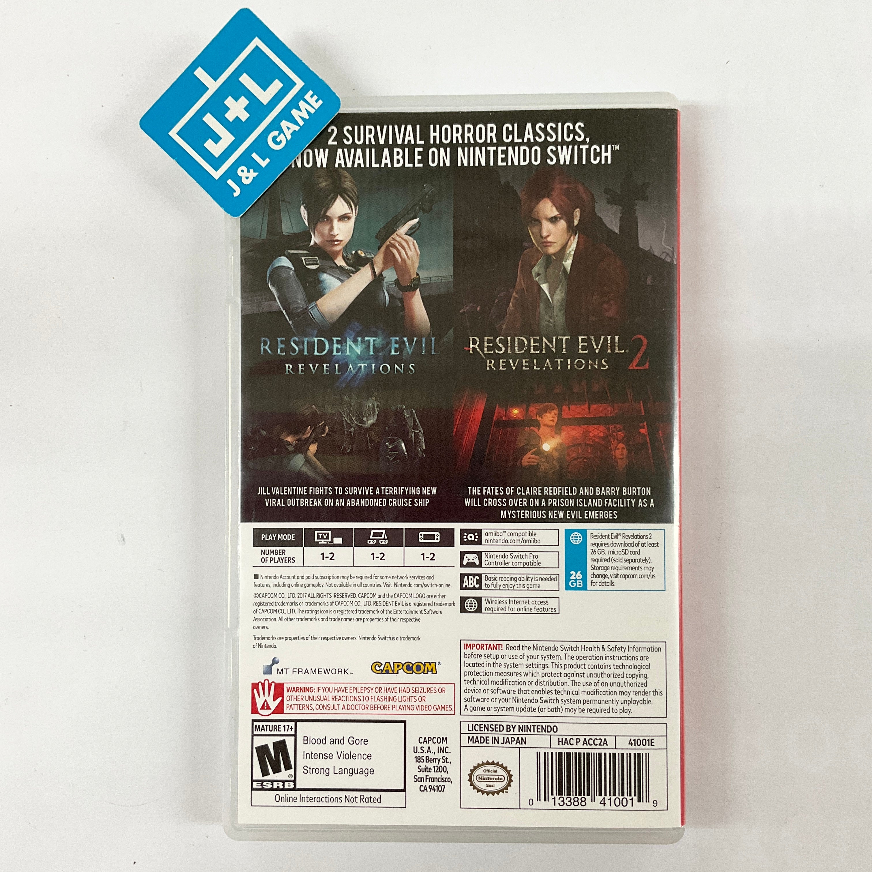 Resident Evil Revelations Collection - (NSW) Nintendo Switch [Pre-Owned] Video Games Capcom   