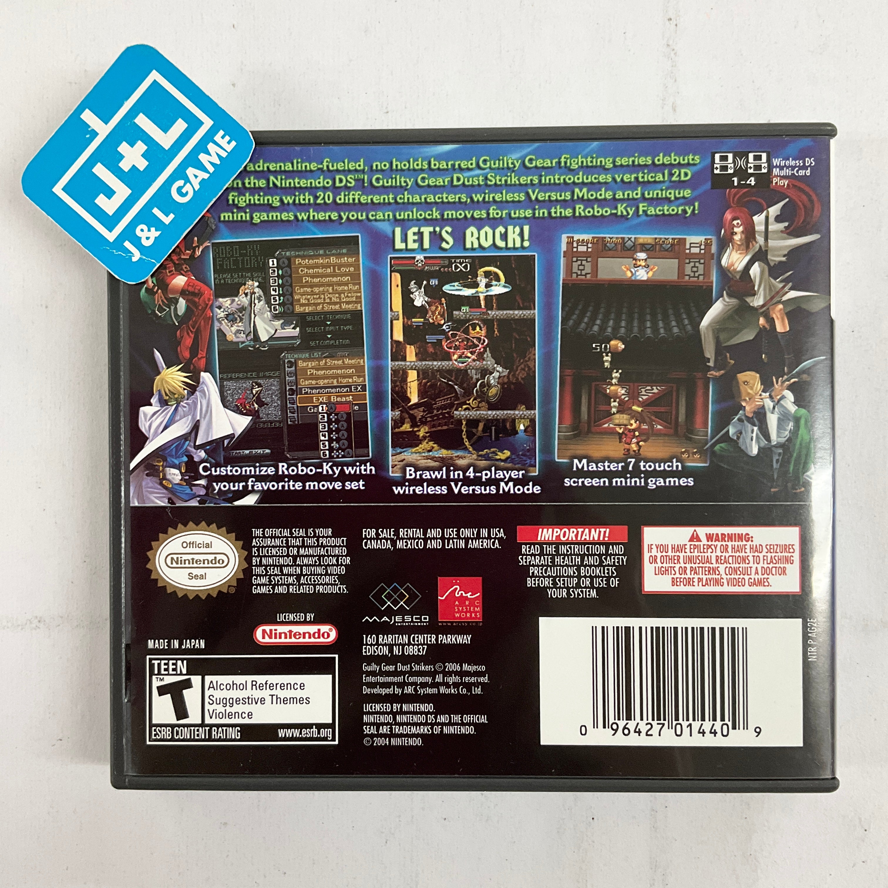 guilty gear dust strikers nintendo ds Guilty Gear Dust Strikers