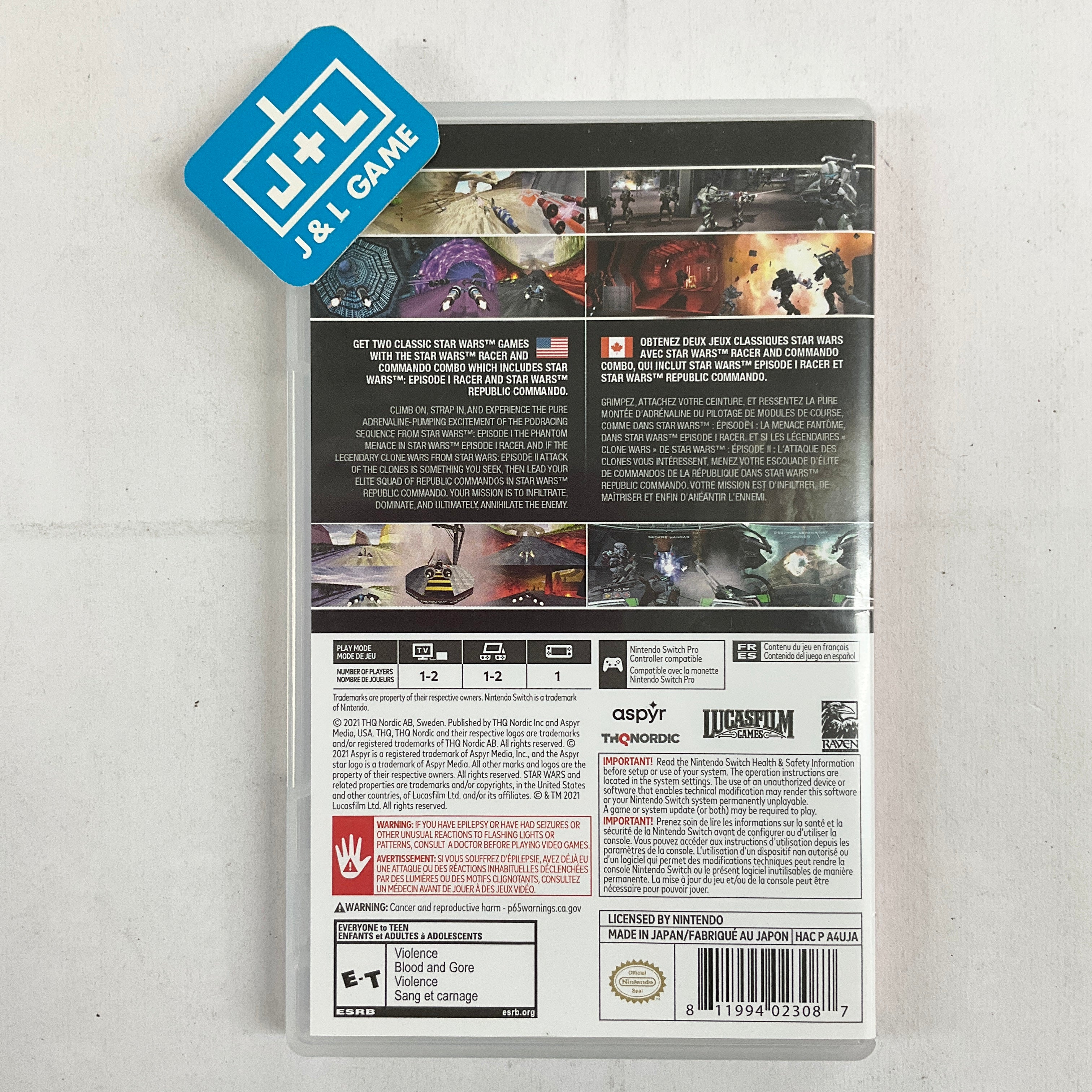 Star Wars Racer and Commando Combo - (NSW) Nintendo Switch [Pre-Owned] Video Games THQ Nordic   