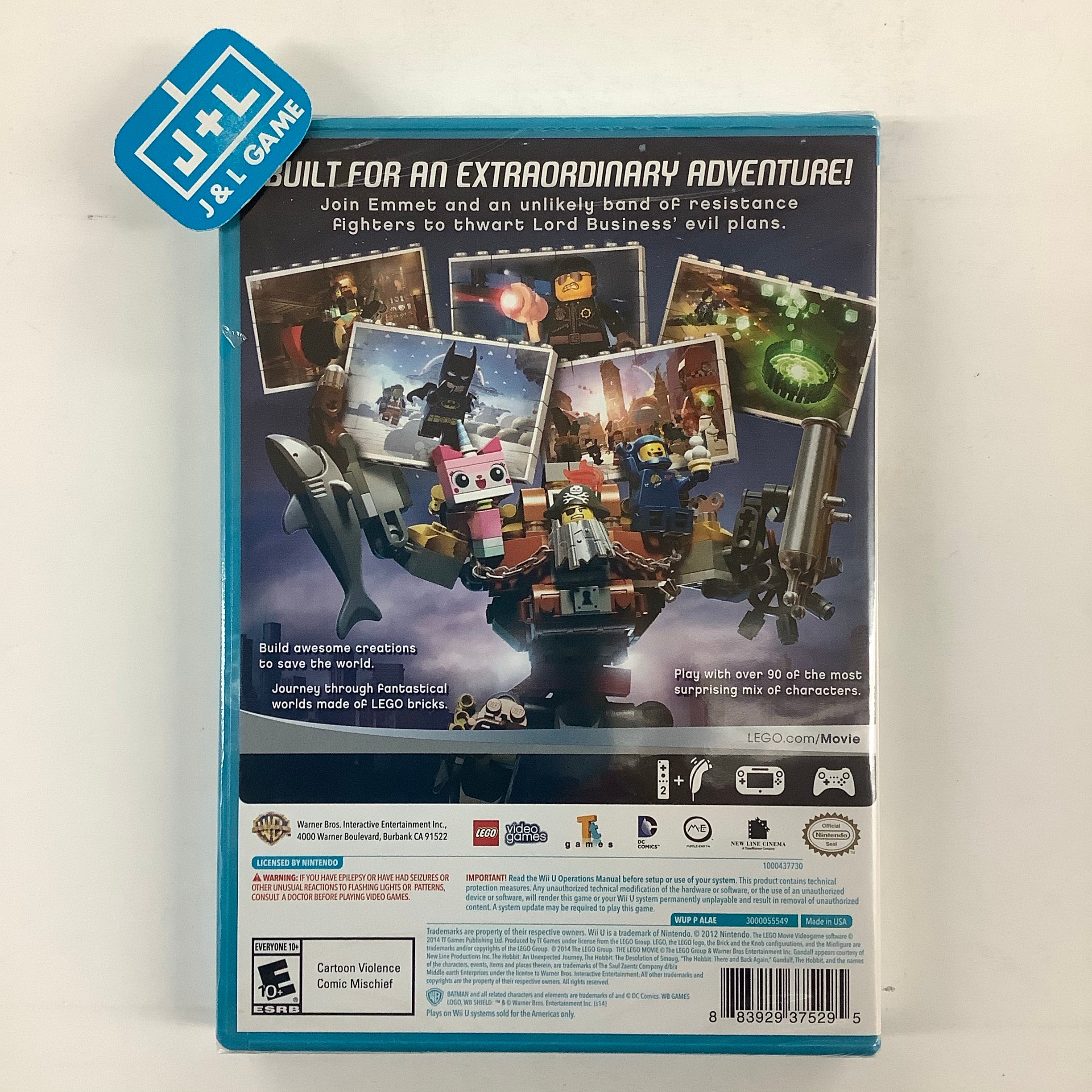 The LEGO Movie Videogame - Nintendo Wii U Video Games Warner Bros. Interactive Entertainment   
