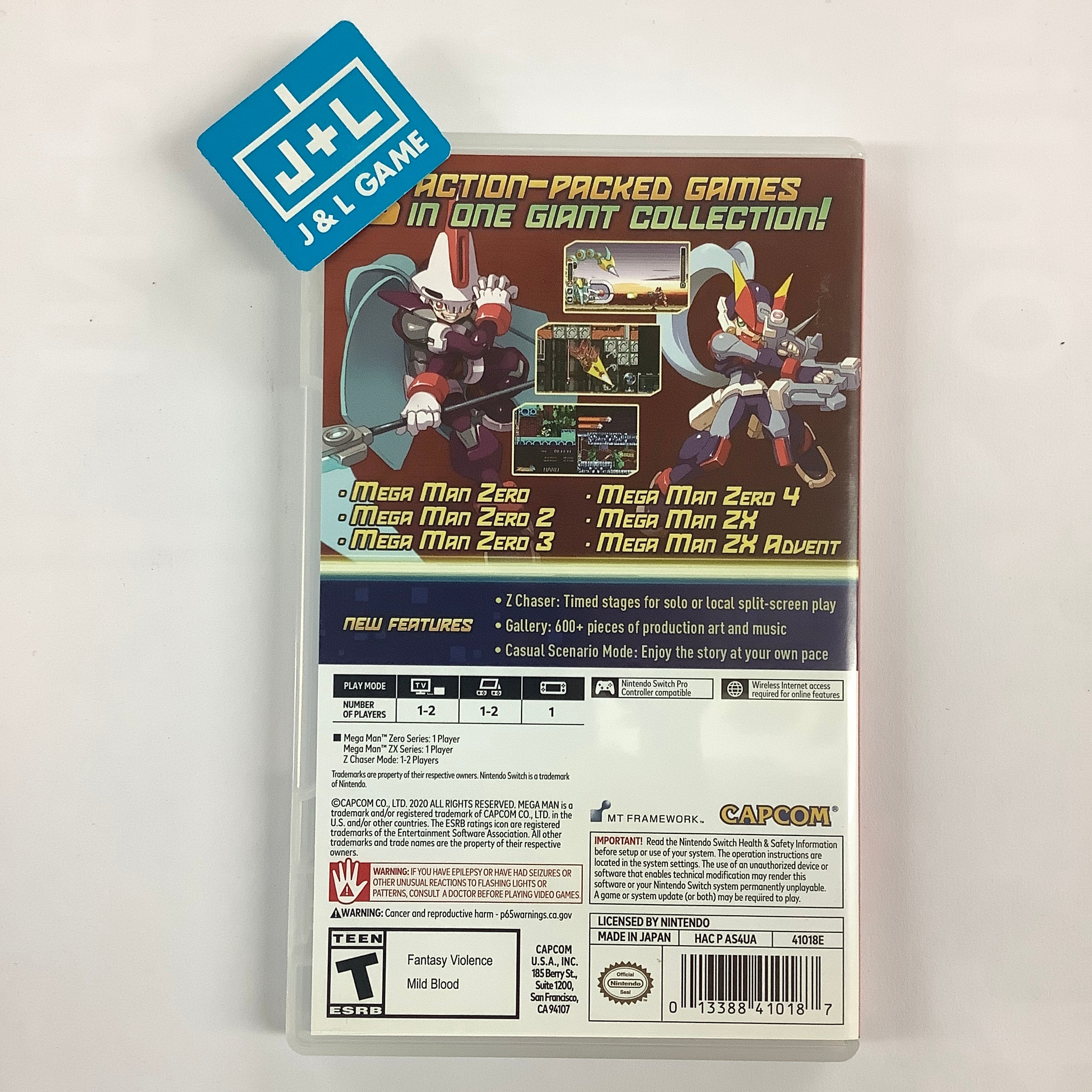 Mega Man Zero/ZX Legacy Collection - (NSW) Nintendo Switch [Pre